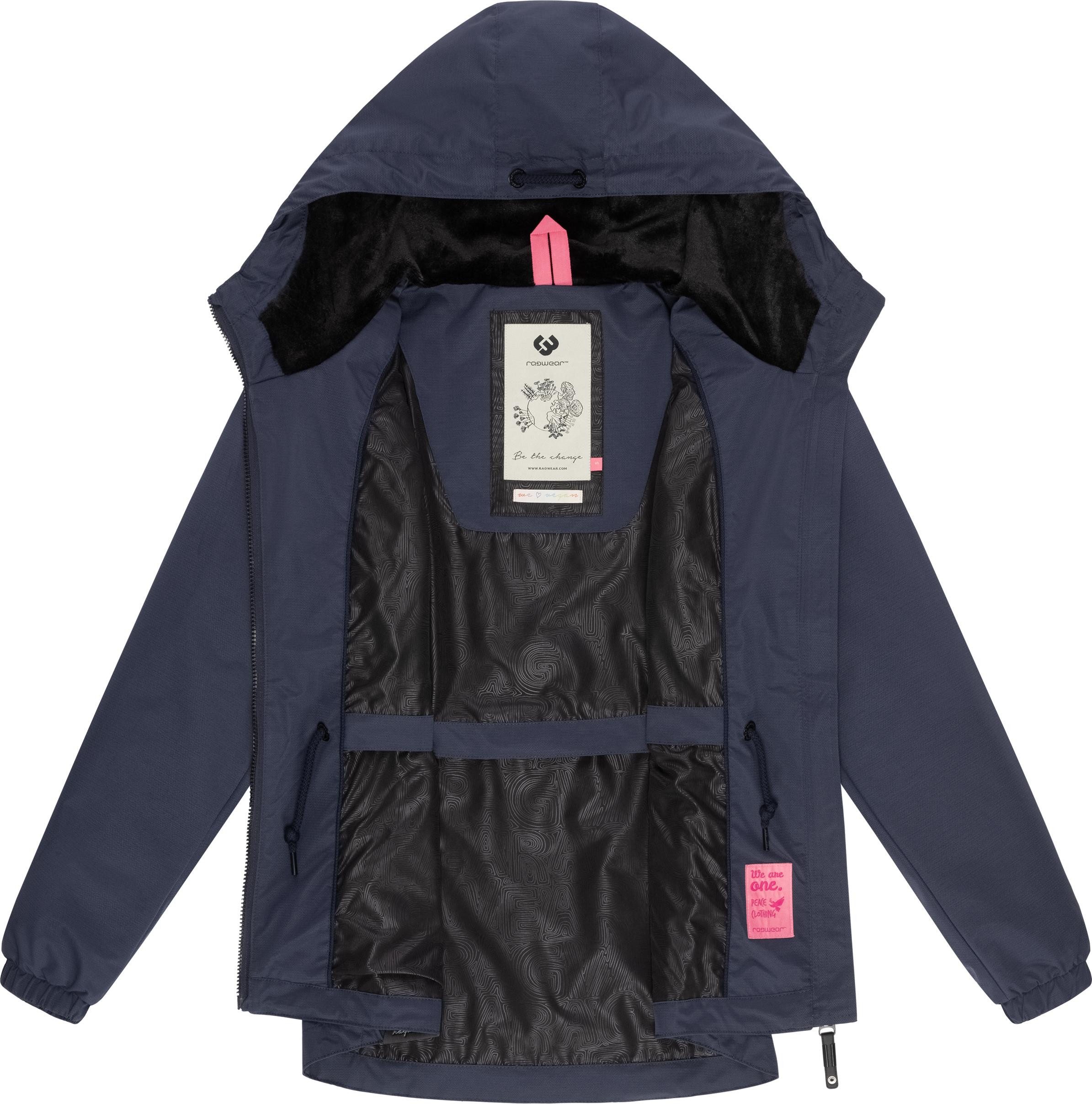 Ragwear Outdoorjacke Dankka Tech Stylische Damen Übergangsjacke aus wasserdichtem Material