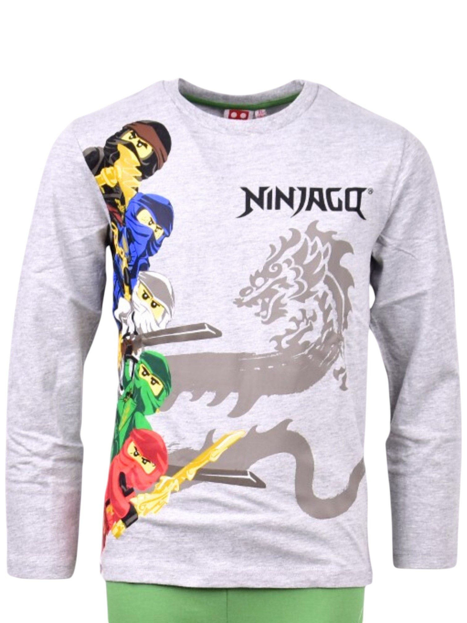 LEGO® Schlafanzug Ninjago (2 tlg) Kinder Pyjama langarm Gr. 98 - 128 cm