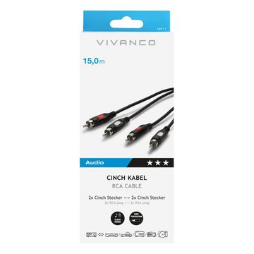 Vivanco Audio- & Video-Kabel, Kabel, RCA Kabel (1.5 cm)