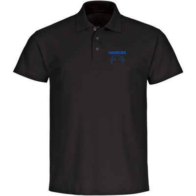 multifanshop Poloshirt Hamburg - Herzschlag - Polo