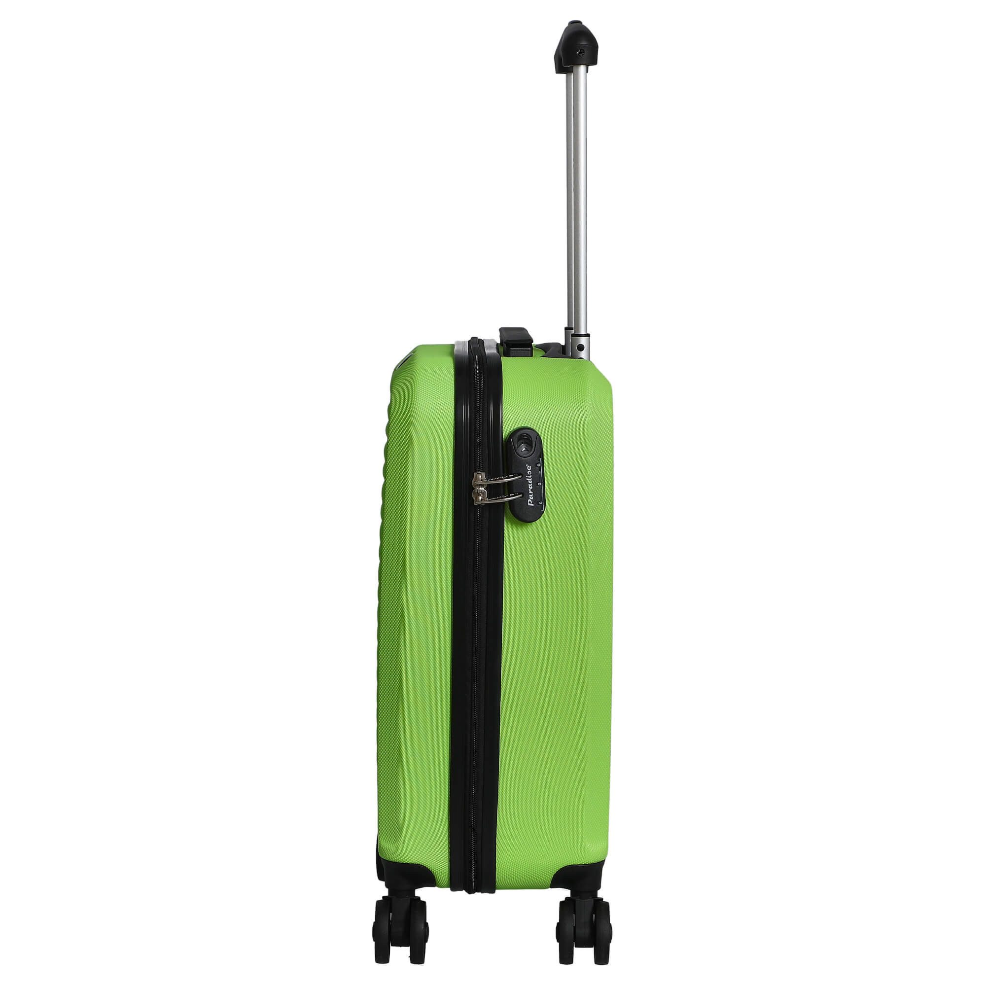 CHECK.IN® Handgepäck-Trolley Paradise by Havanna 2.0 - 4-Rollen-Kabinentrolley 55 cm (hellgrün), 4 Rollen