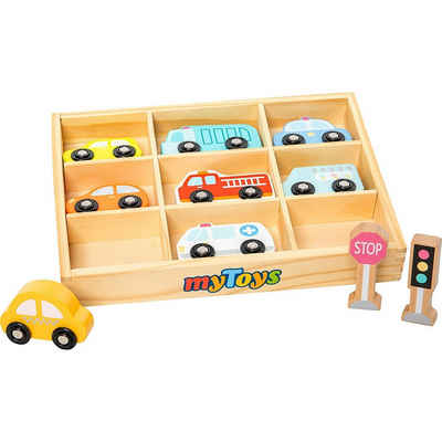 Spielzeug-Auto »Holz Fahrzeugset, 11-tlg.«