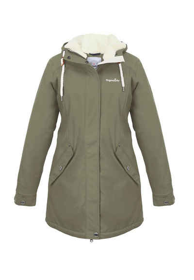 Regenliebe Winterjacke Friesennerz Regenparka mit Teddyfleece gefüttert