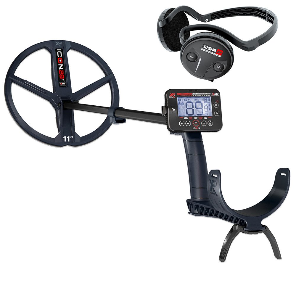 XP Metal Detectors Metalldetektor XP ICON FMF-Set + WSA ST Kopfhörer