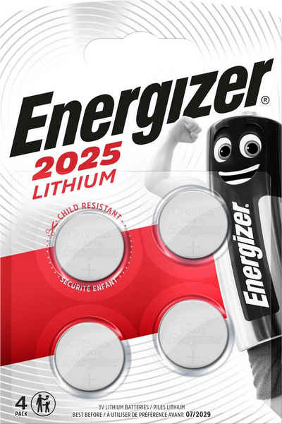 Energizer »CR2025« Knopfzelle, CR2025 (3 V, 4 St)