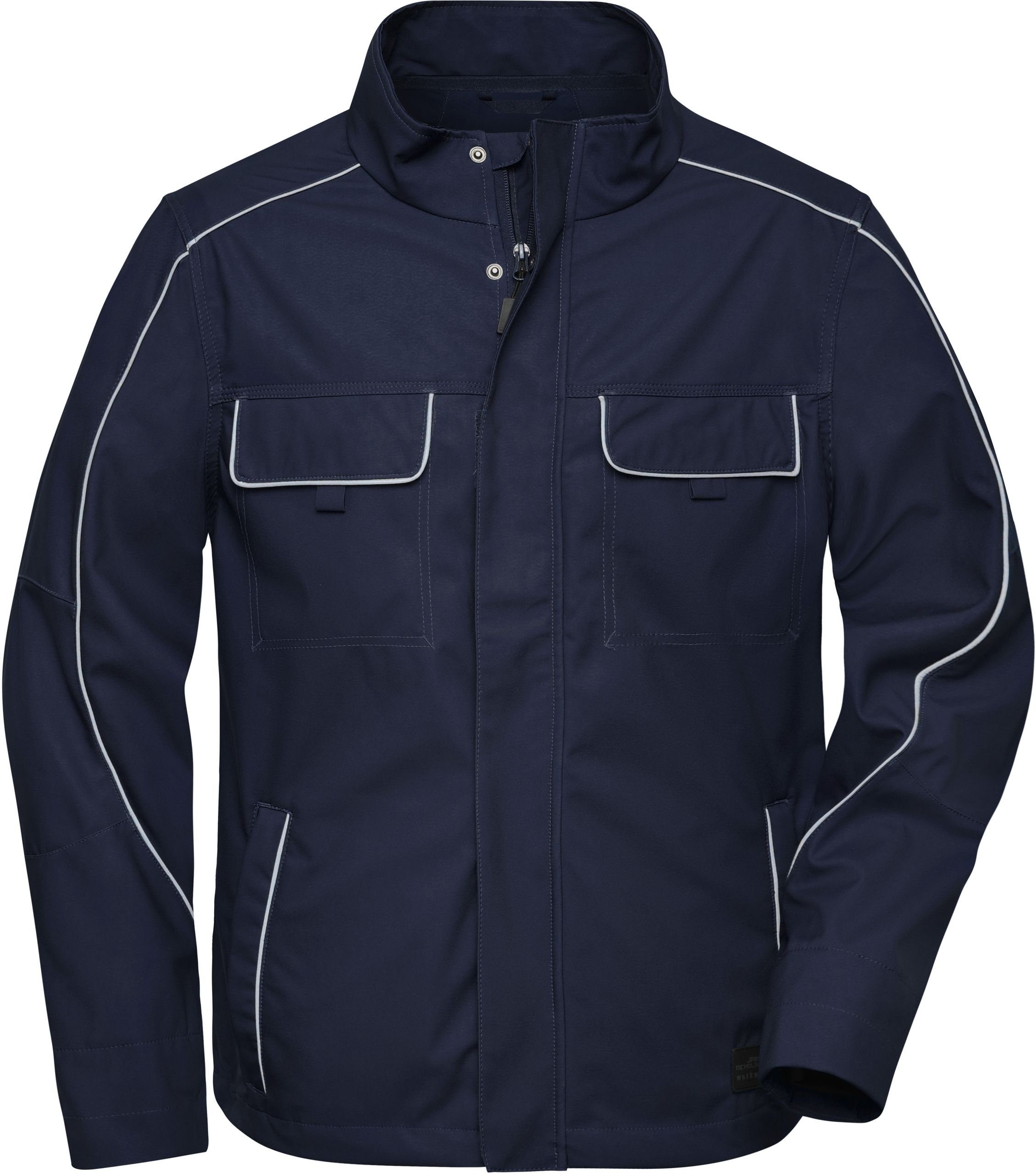 & Softshell James Softshelljacke Jacke Übergröße in Workwear Nicholson auch FaS50882 Navy Light