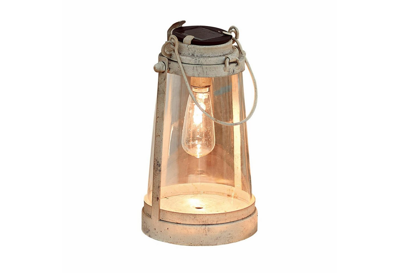 Mirabeau LED Laterne Solar-Laterne Chénens antikweiß