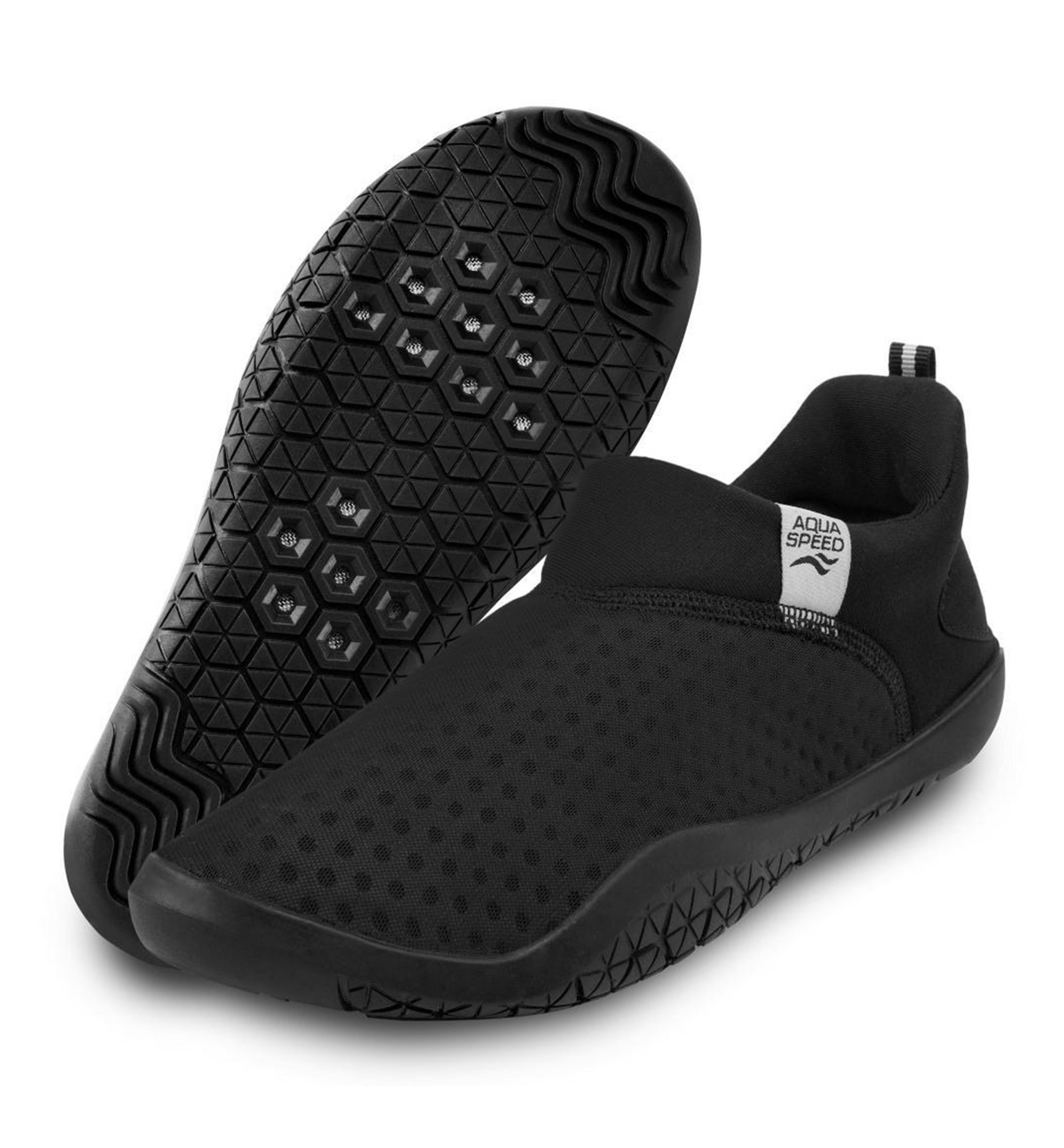 Aqua Speed Aqua Speed Lagarto Пляжная обувь Gr. 42 – Für Pool & Sauna im Set Wasserschuh (Leichte Aqua Schuhe mit Komfort – Für Sauna, Reise & Pool) Praktisch & hochwertig – Aqua Schuhe + Tuch im Set