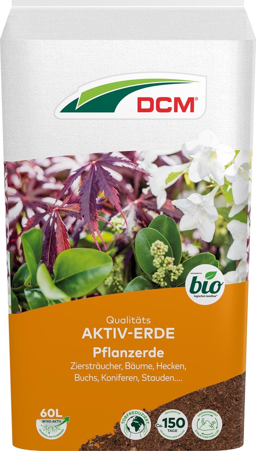 Cuxin DCM Pflanzerde Cuxin DCM Aktiv-Erde Pflanzerde Ziersträucher Hecken Stauden 60 l