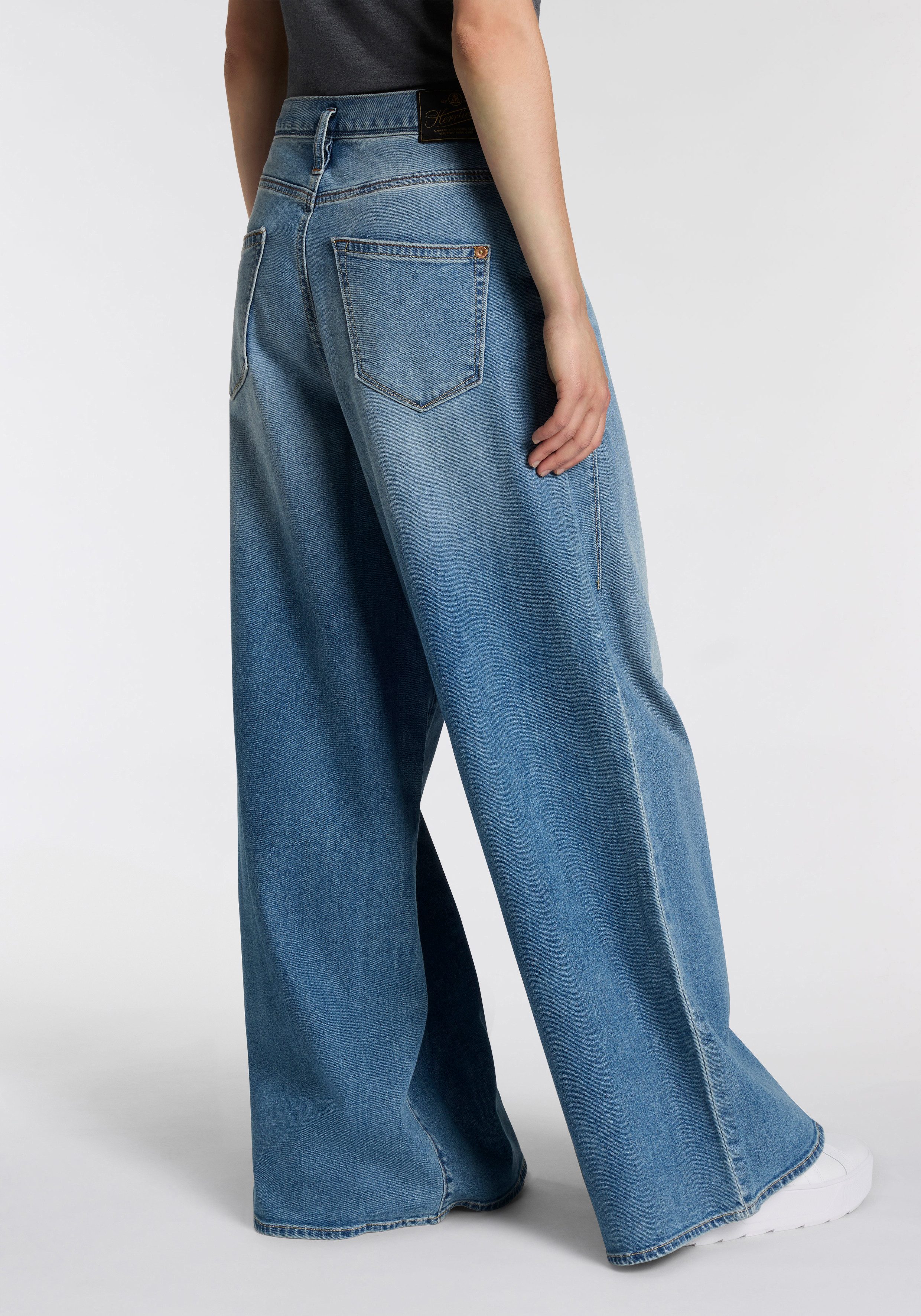Herrlicher High-waist-Jeans Shyra Palazzo Denim Comfort günstig online kaufen