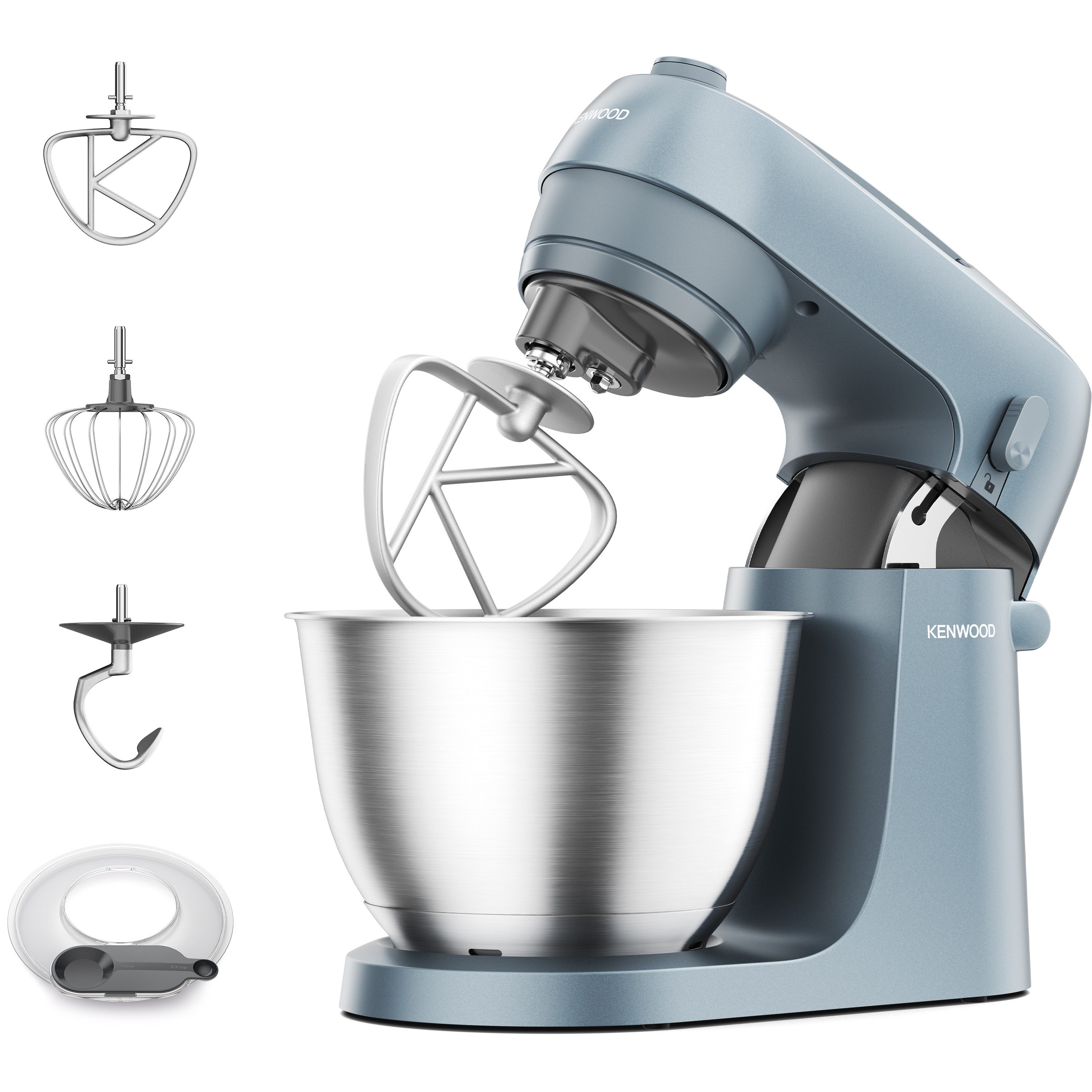 KENWOOD Küchenmaschine Go KZM35.000GY, 800 W, 4 l Schüssel