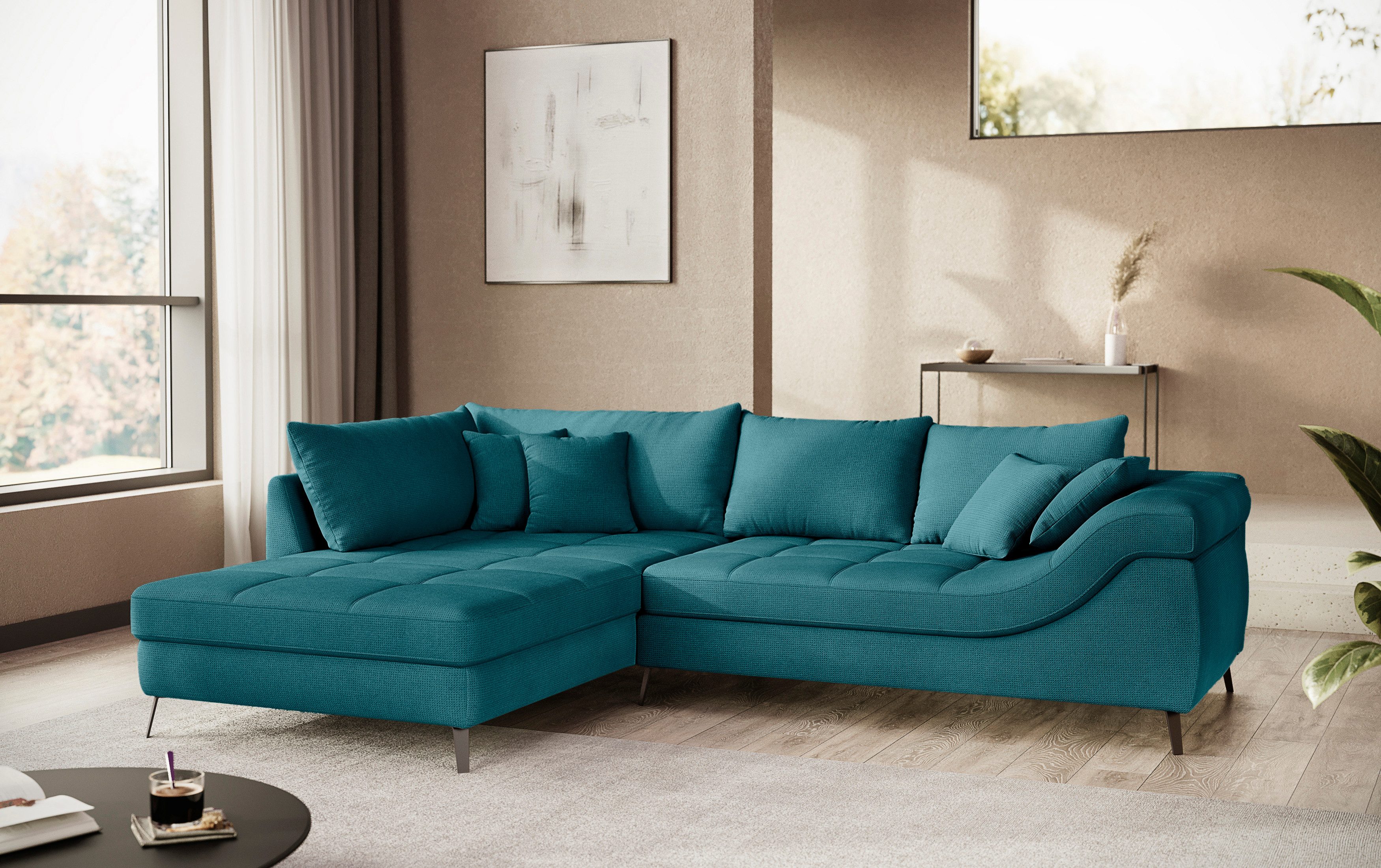 Mr. Couch Ecksofa Portofino L-Form, 4 günstig online kaufen