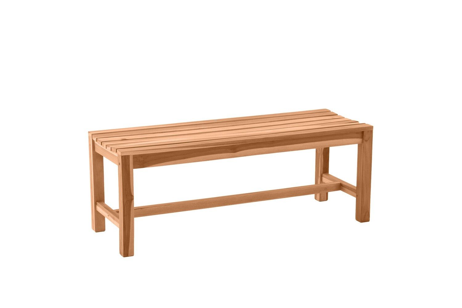 Gartenbank Gartenbank Sitzbank 2-Sitzer Teak