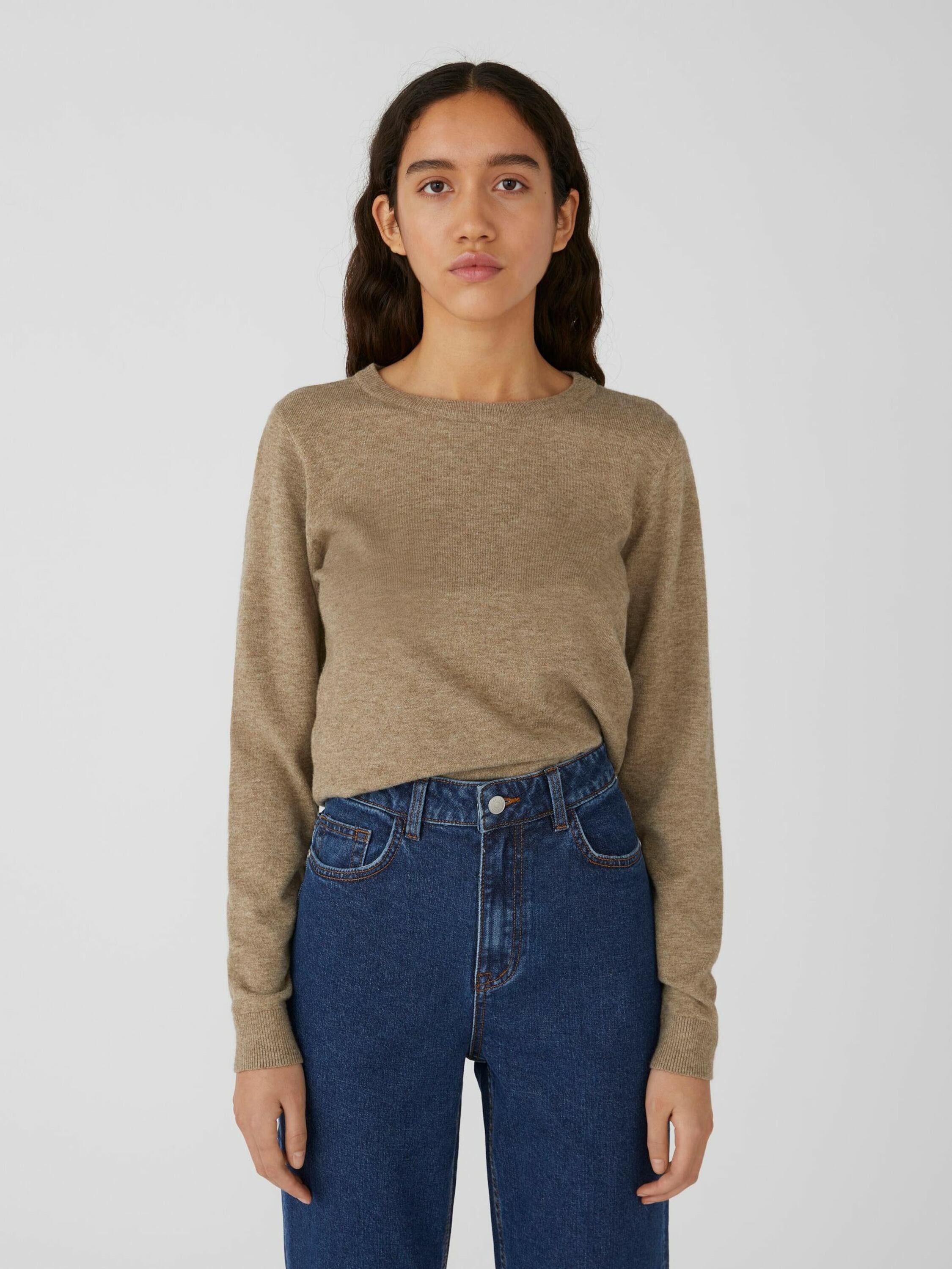 Object Strickpullover OBJThess (1-tlg) Plain/ohne Details