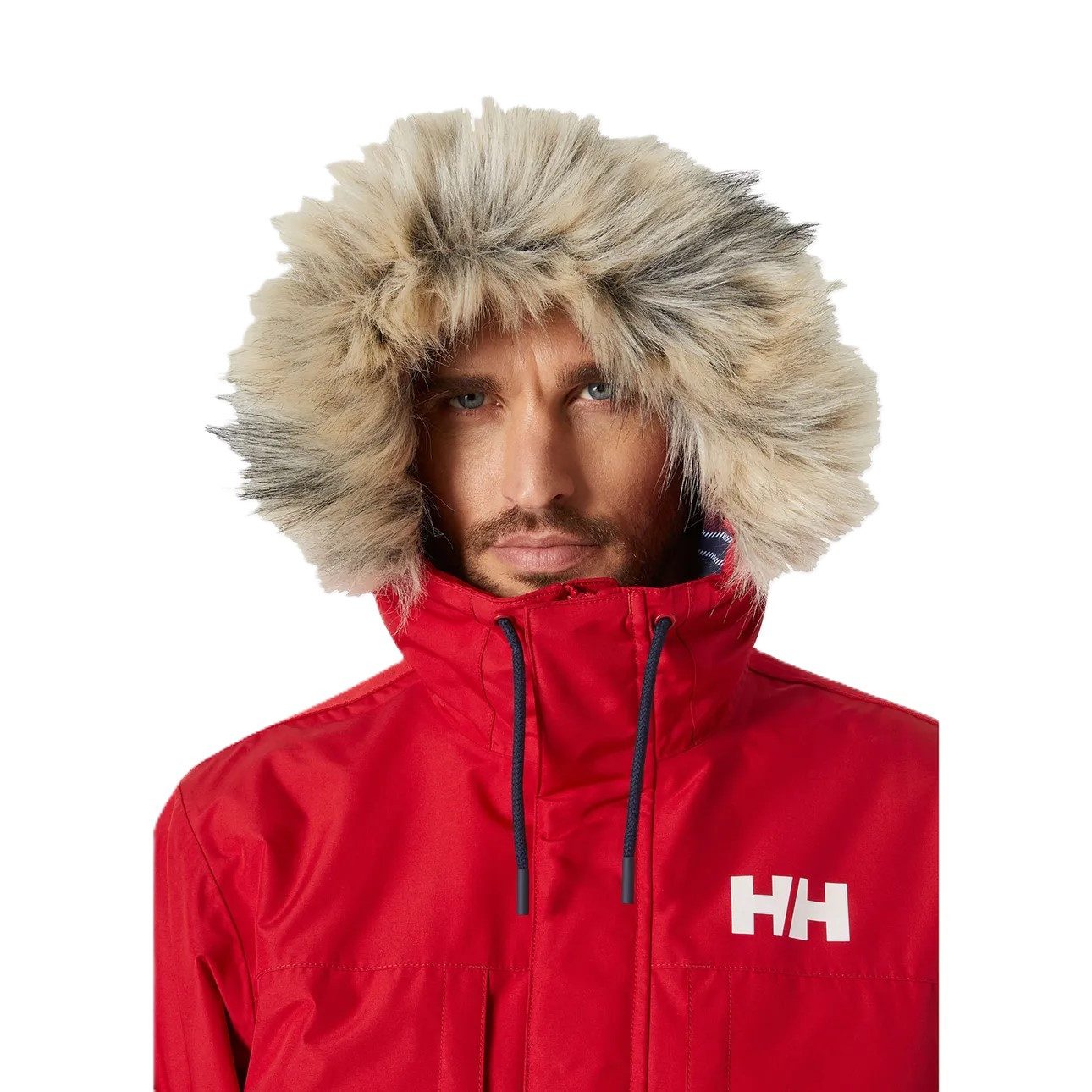 Helly Hansen Winterjacke Winter-Parka Coastal 3.0 (PrimaLoft®, wasserdicht) rot Herren