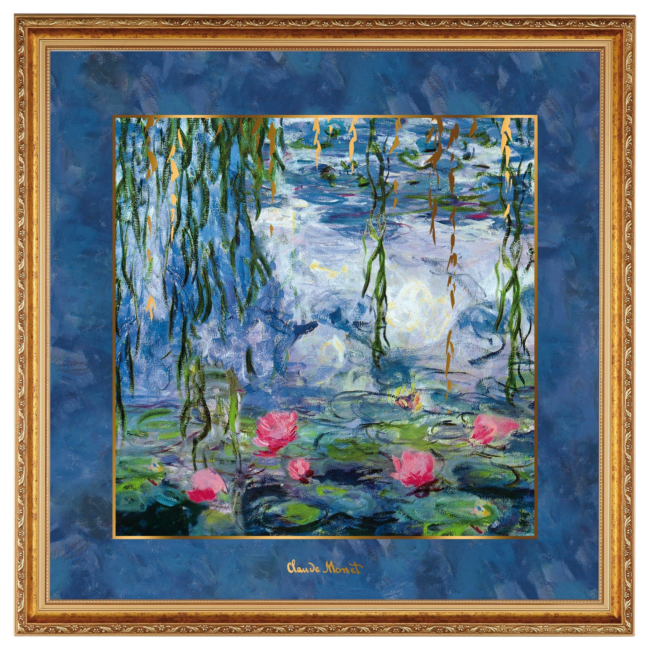 Goebel Wandbild Goebel Artis Orbis Claude Monet 'Seerosen mit Weide - Wandbild'