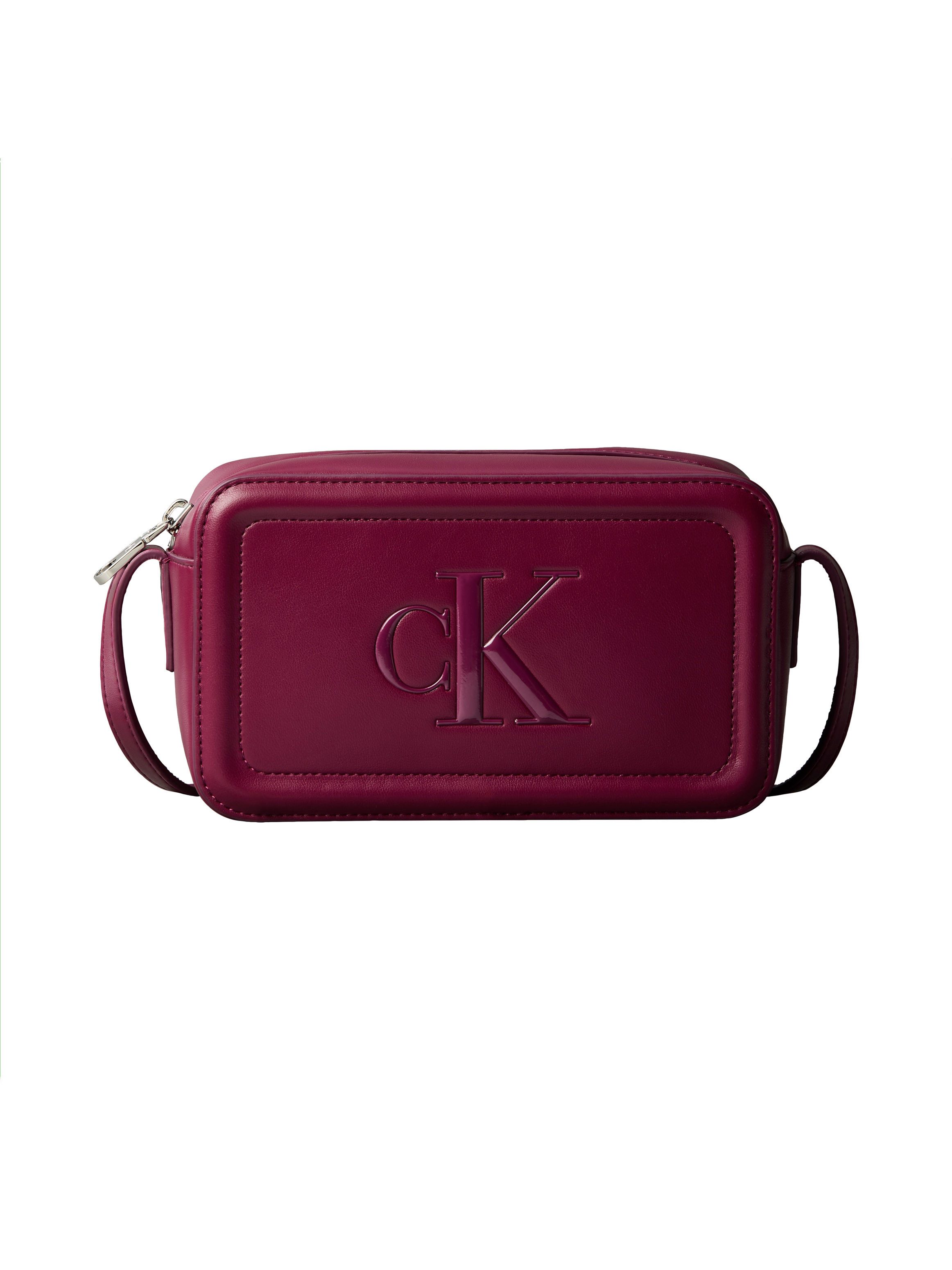 Calvin Klein Mini Bag BOLD CK CAMERA BAG, kleine Damen-Umhängetasche, Schultertasche, Kamerabag mit CK-Logo