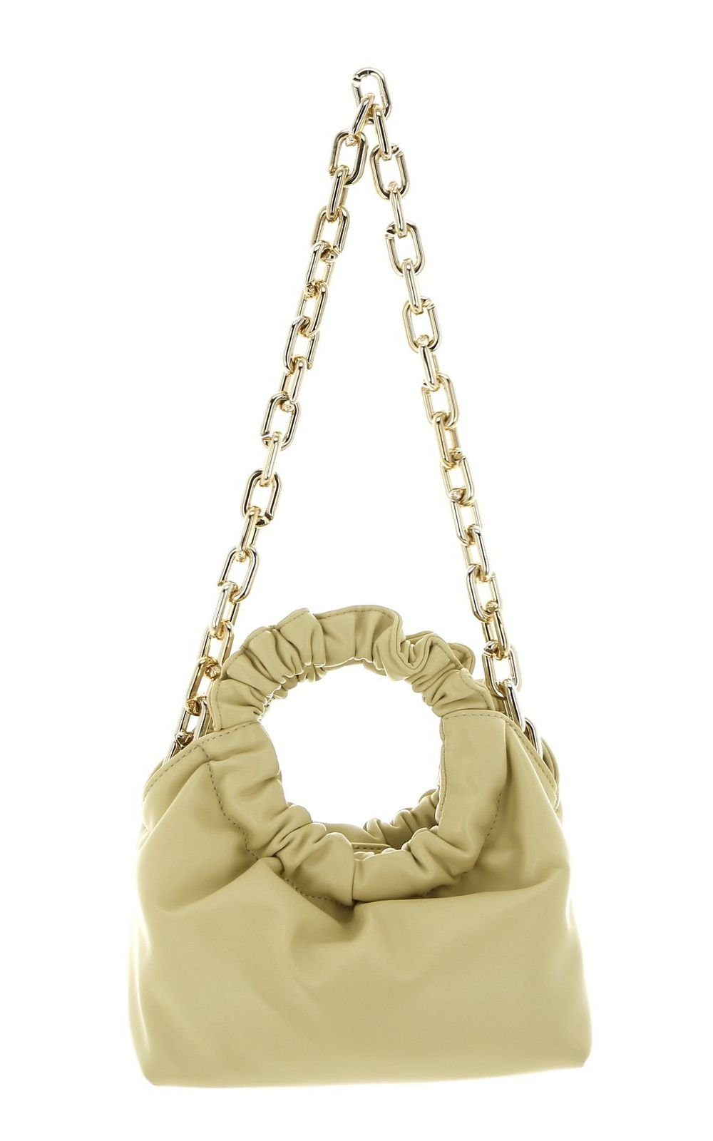 Light Seidenfelt / Handtasche Yellow Manufaktur gold