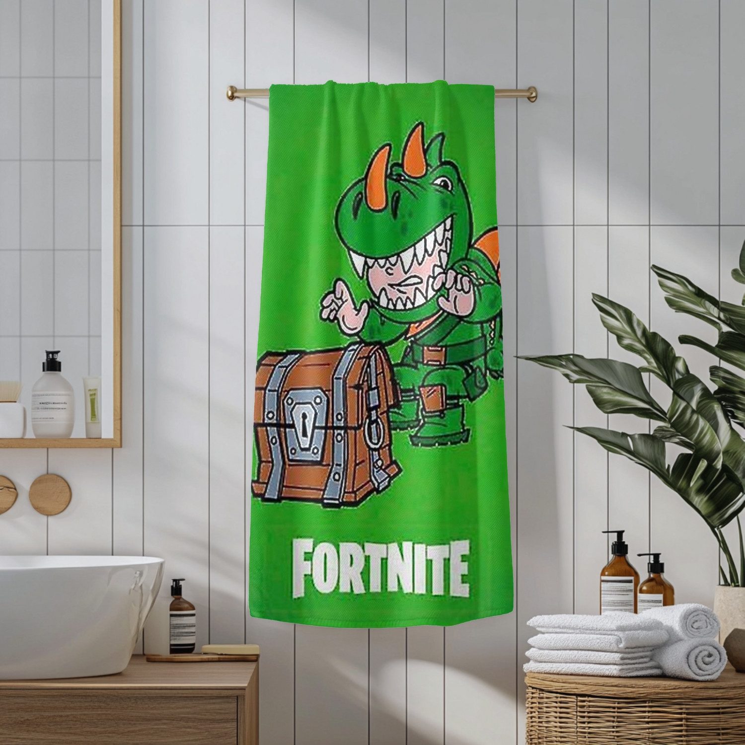 Fortnite Strandtücher Fortnite Bade‑ & Strandtuch 70 x 140 cm, 100% Baumwolle