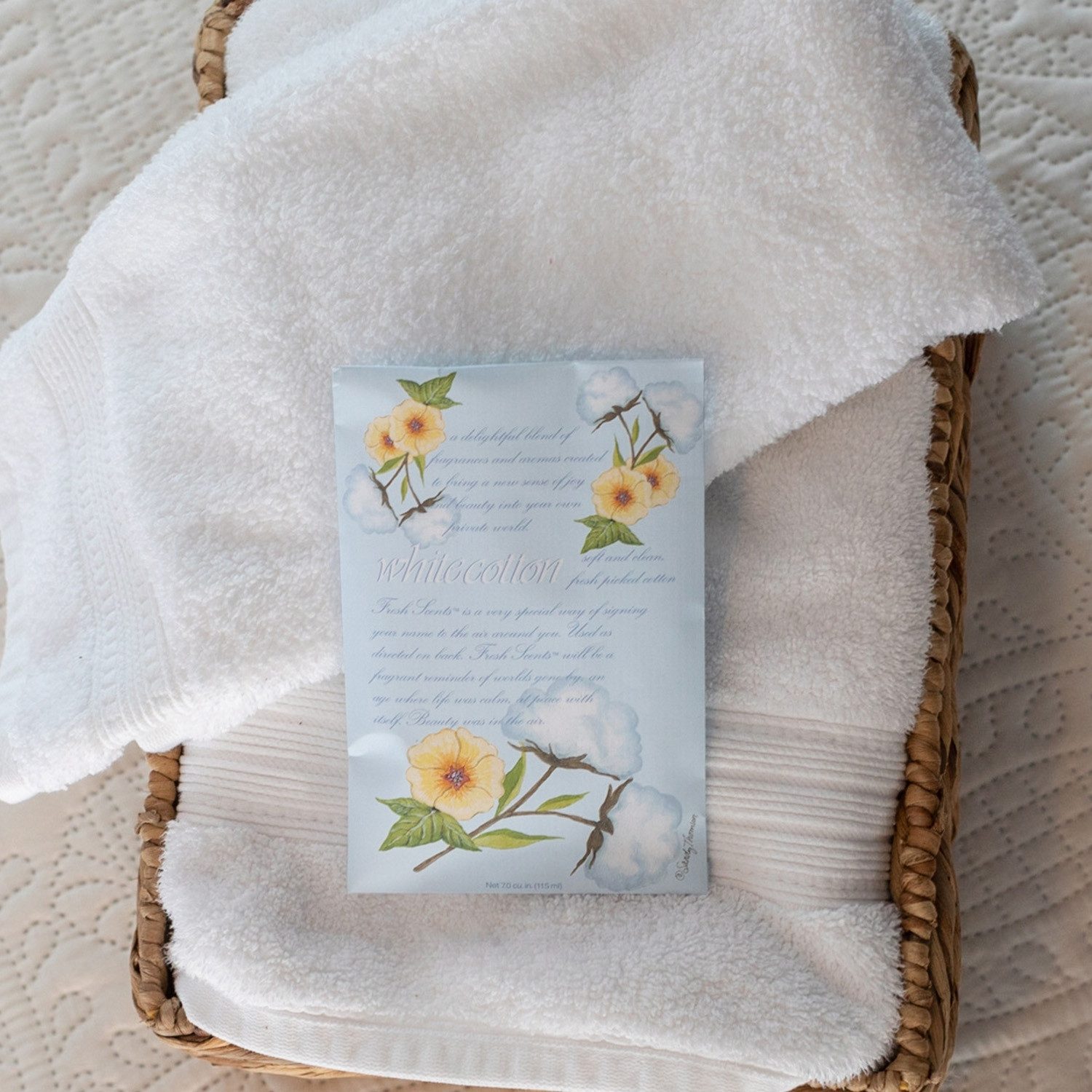 Greenleaf Anti-Geruchs-Säckchen White Cotton (1-St), Duft Sachets aus parfümierter Tonerde 115 ml