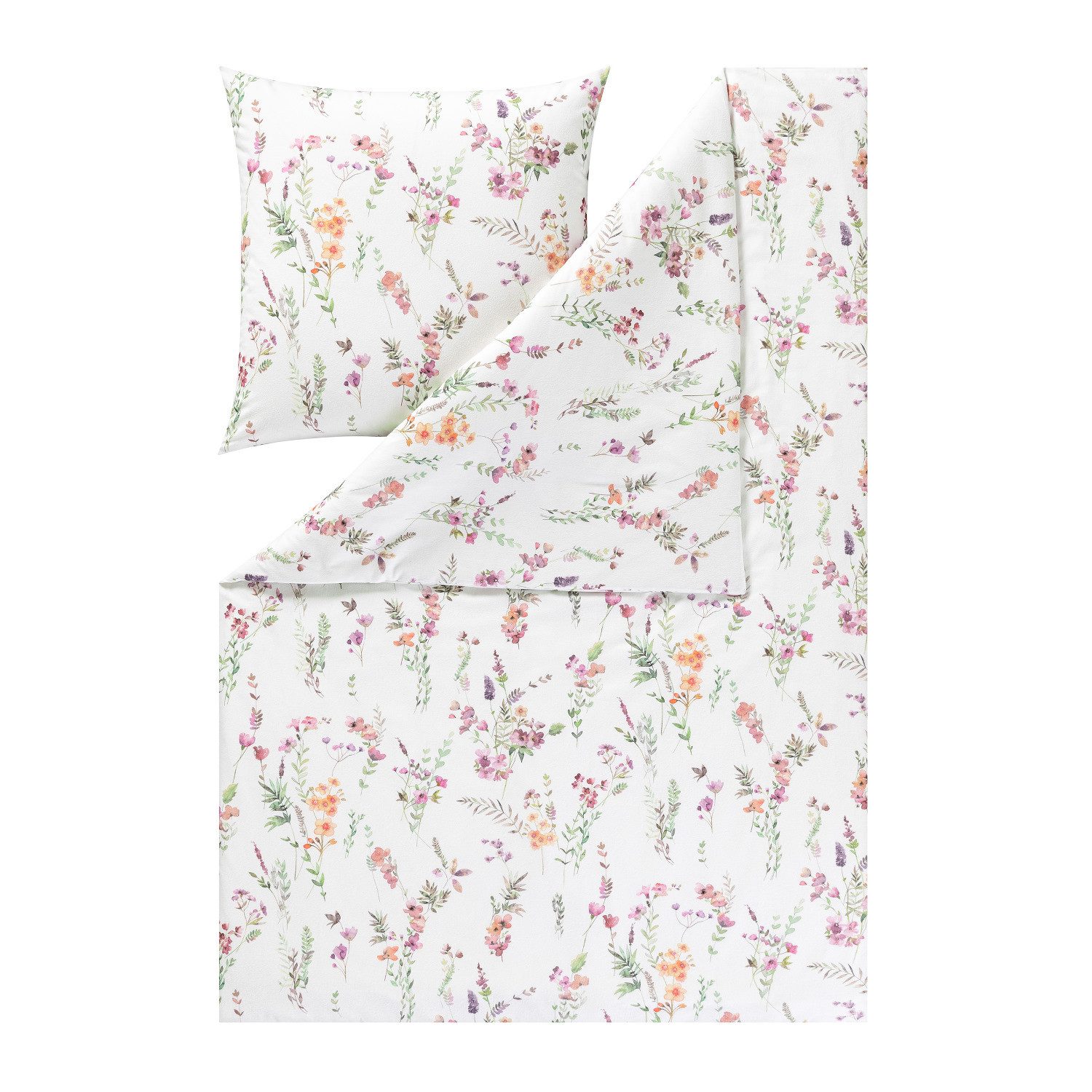 Estella Bettwäsche Estella Flanell Bettwäsche Millefleur günstig online kaufen