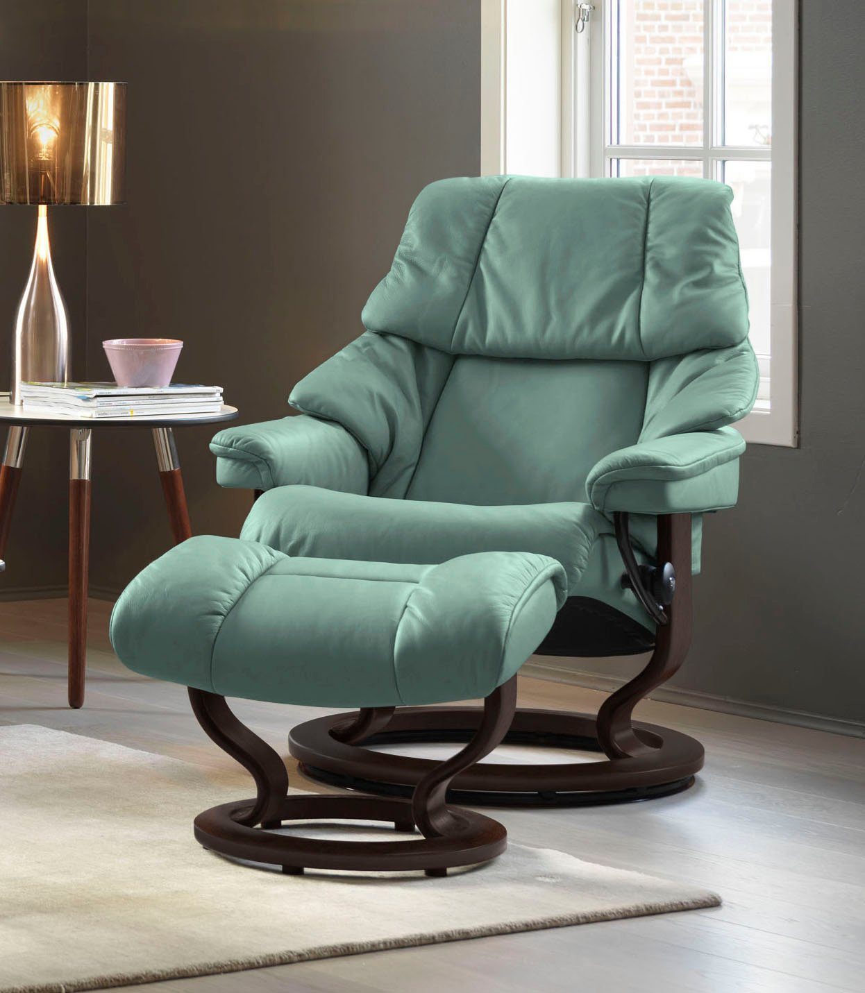 Stressless® Relaxsessel Reno, mit Classic Base, Размер S, M & L, Gestell Braun
