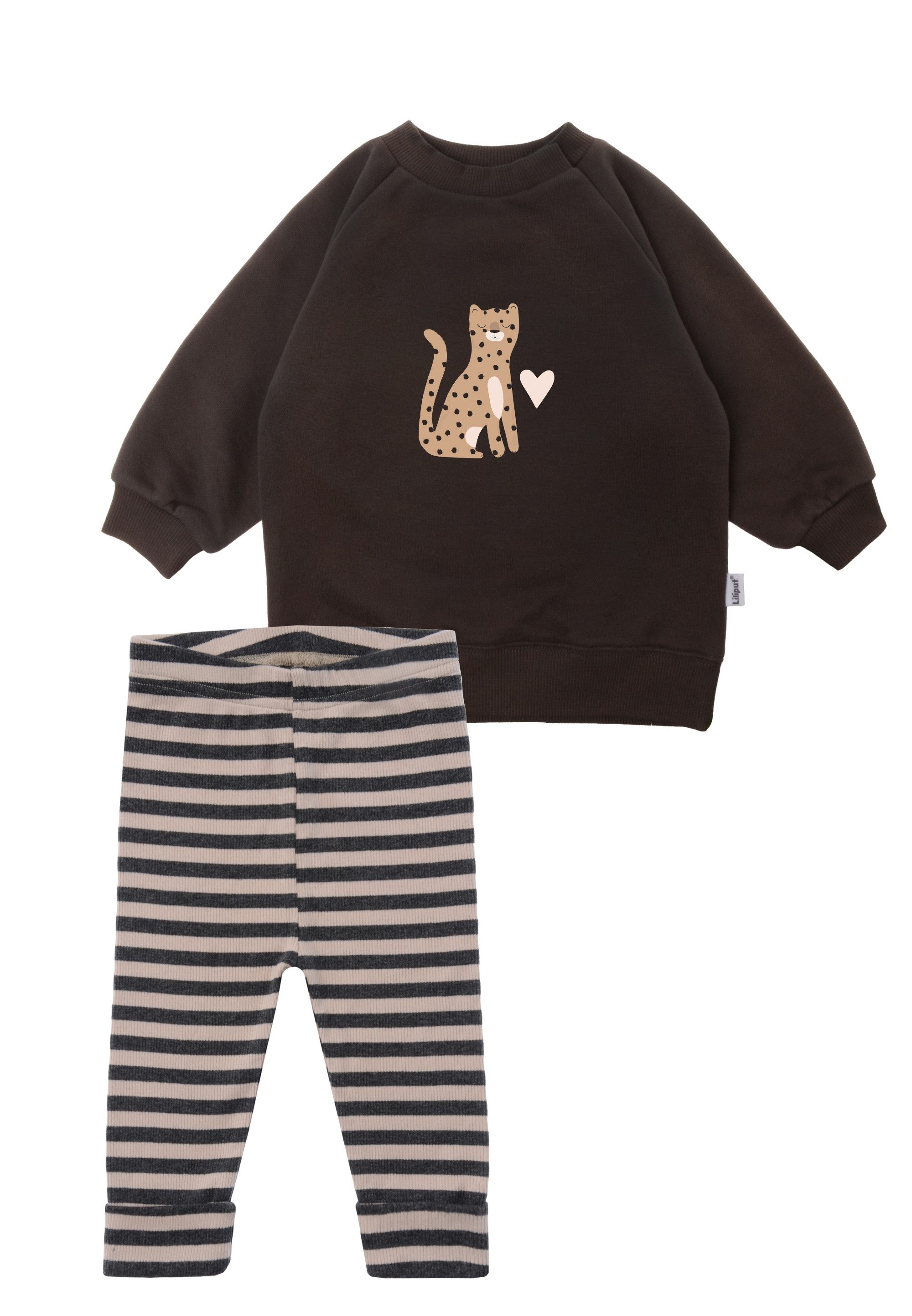 Liliput Leopard Sweat Suit, consisting of soft leggings and sweatshirt