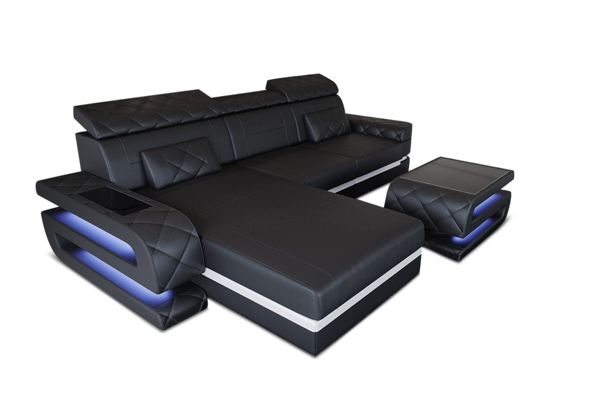 Sofa Dreams Ecksofa Ledersofa Bologna L günstig online kaufen