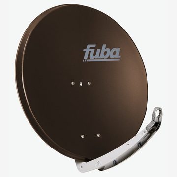 PremiumX Fuba DAA 850 B Sat Anlage Schüssel Braun Quad LNB 8x F-Stecker SAT-Antenne