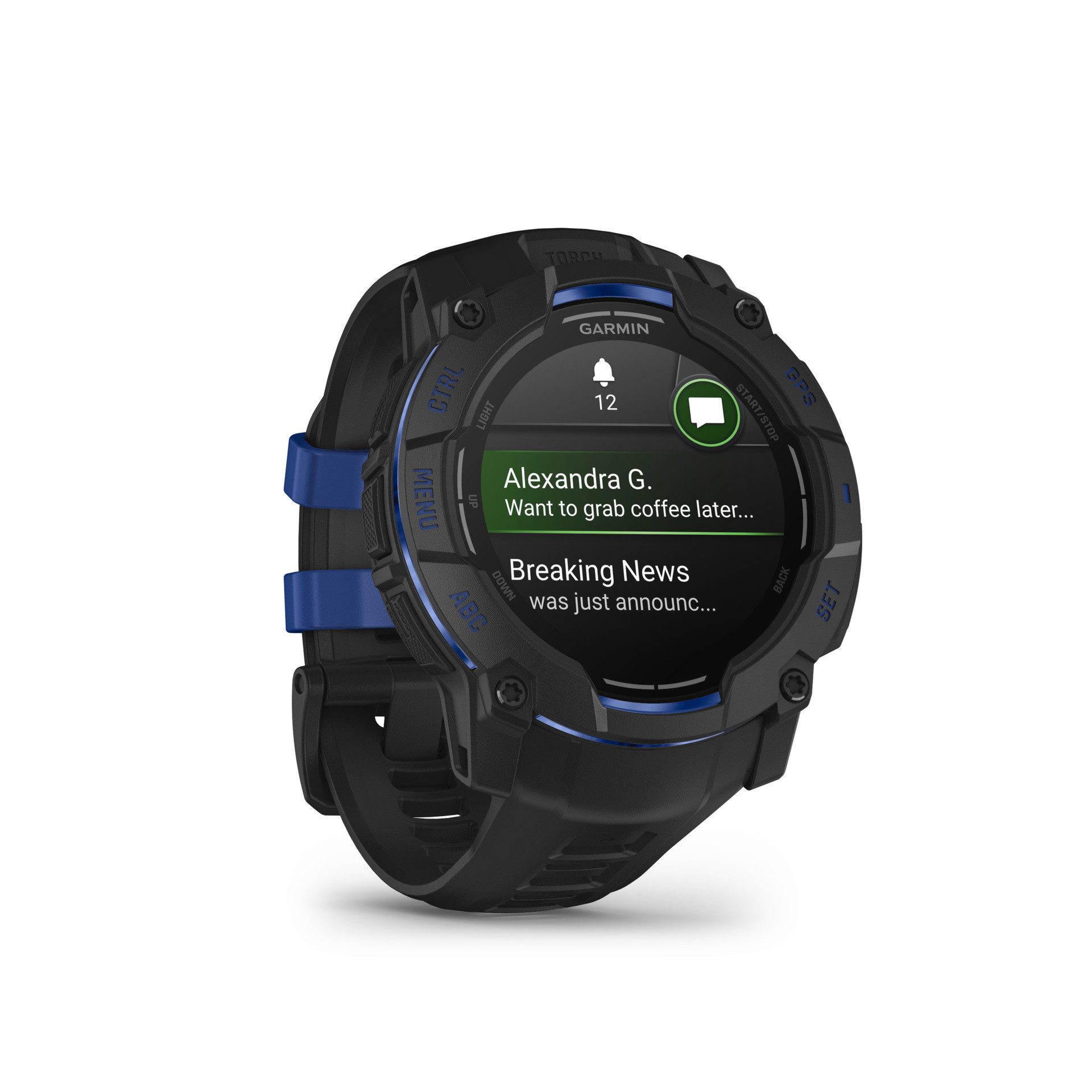 Garmin Instinct 3 AMOLED Smartwatch (3,3 cm/1,3 Zoll, Garmin)