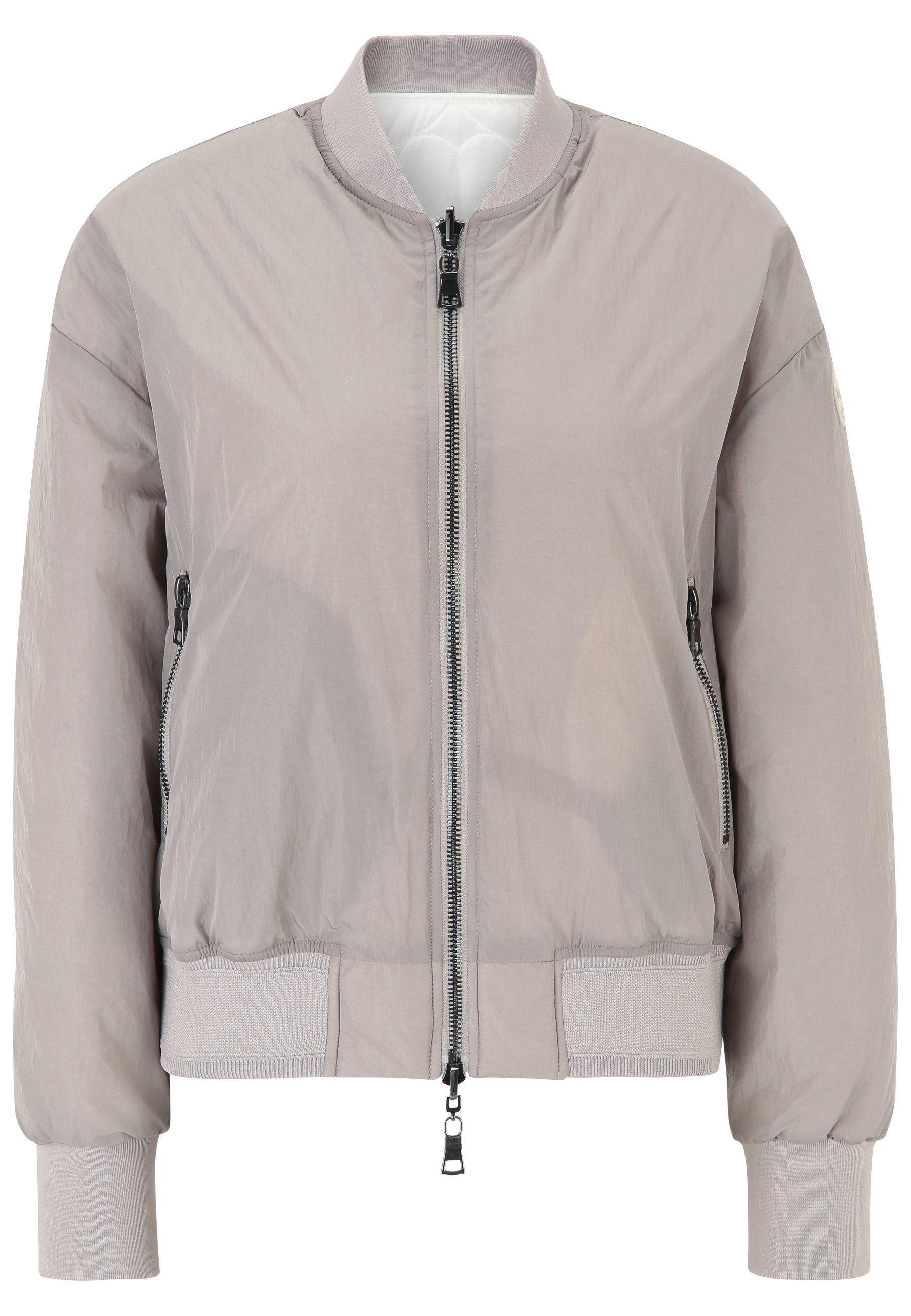 COMO CATANIA No.1 Steppjacke TAUPE zum MILK Wenden