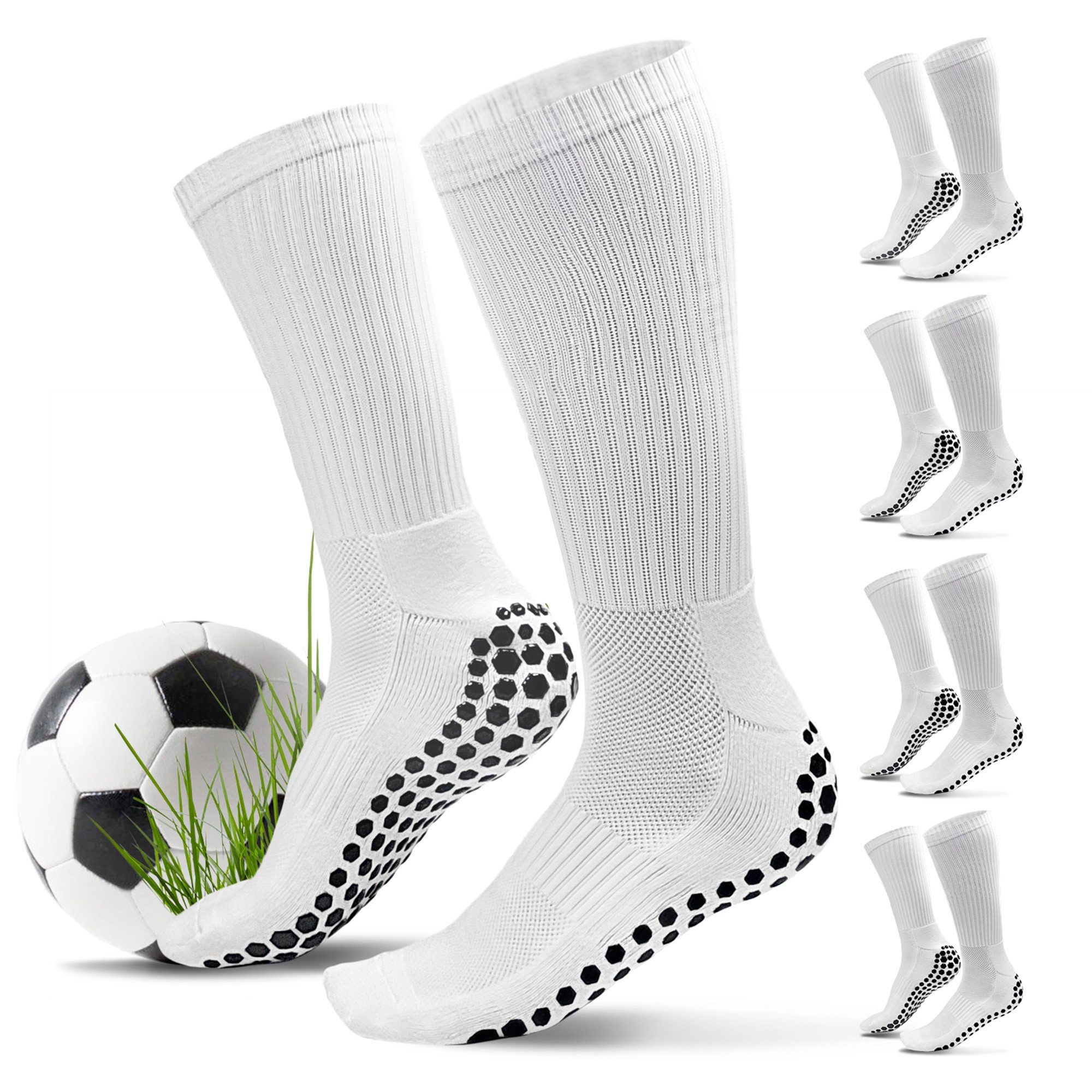 my STITCHERY Sportsocken Fussball Grip Socken - Fußballsocken als Geschenkidee (5-Paar)