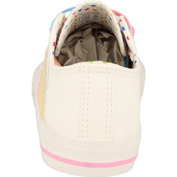 Indigo Mädchen 432-177 Halbschuhe Glitzer Rainbow Sneaker gepolstert, verstellbar