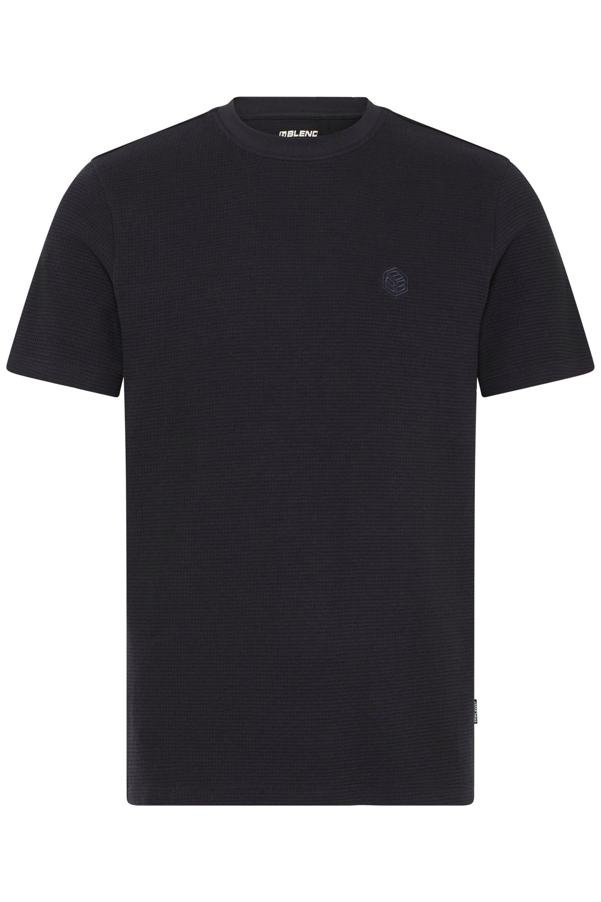 Blend Rundhalsshirt BHFort Basic T-Shirt mit Rundhalsausschnitt