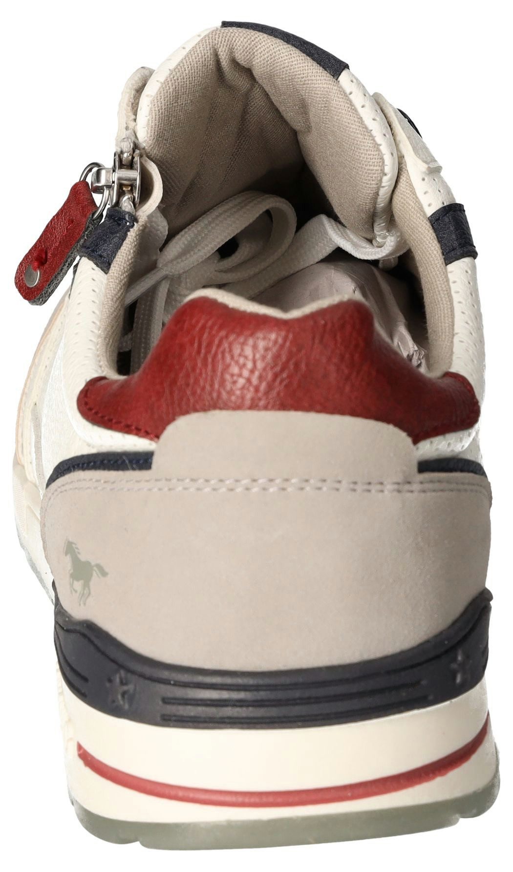 Mustang Shoes Sneaker mit Außenreißverschluss, Freizeitschuh, Halbschuh, Sc günstig online kaufen