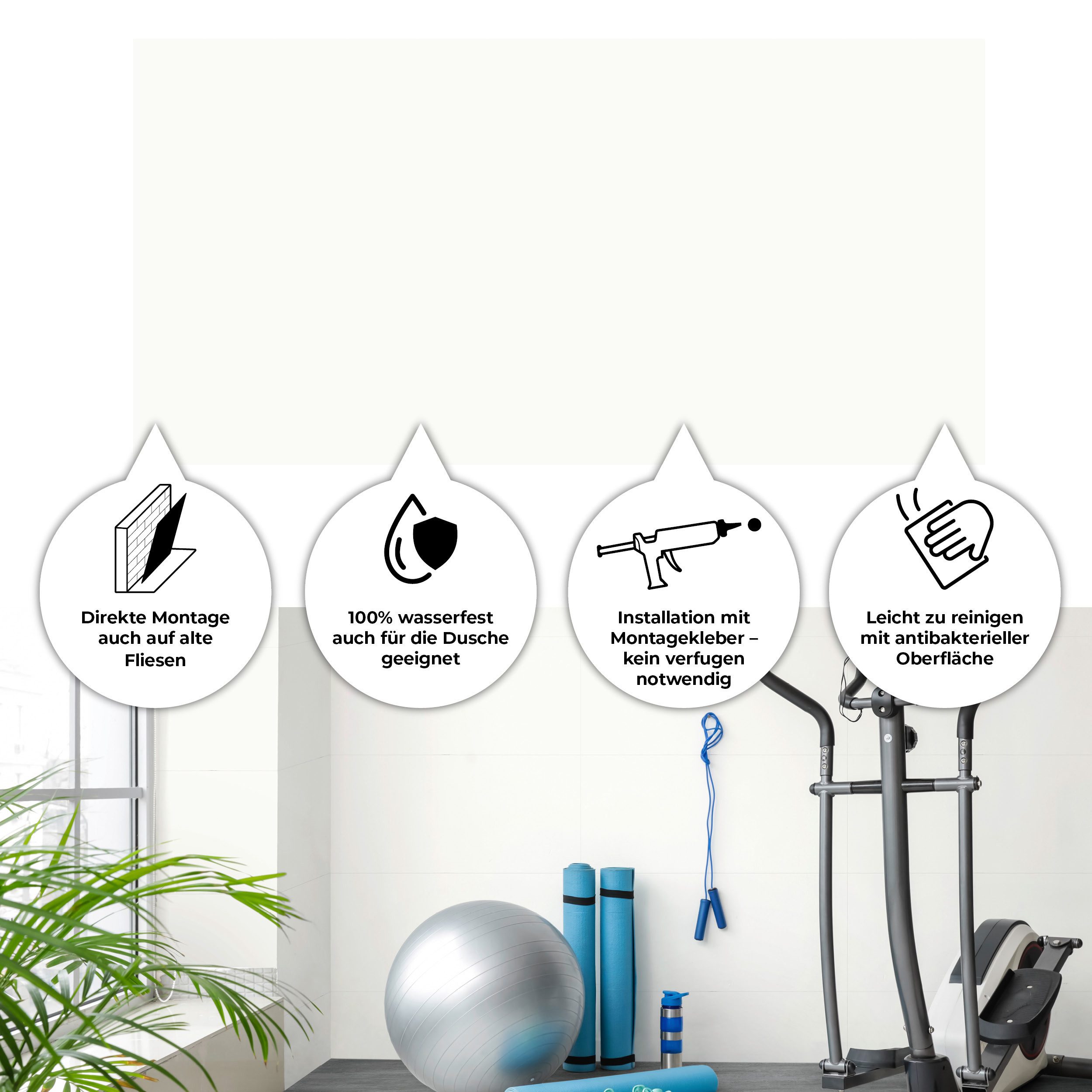 Revet Wandpaneel Handmuster / Farbmuster Wandfliese Kunststoff - wasserfest, kratzfest, BxL: 16x28 cm, 0,04 qm, (Packung mit 1 Farbmuster, Versandkostenfreie Lieferung)