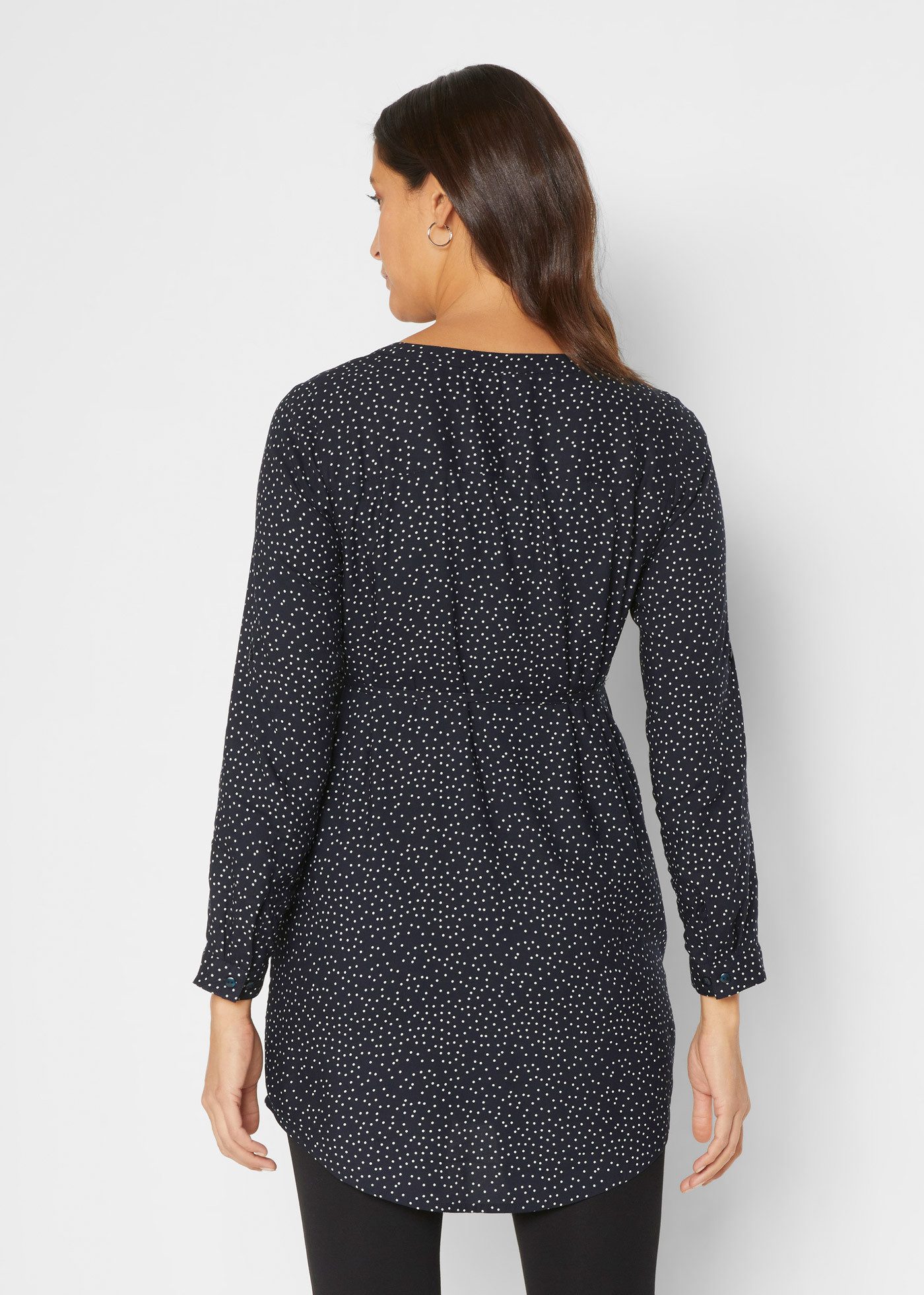 bonprix Umstandskleid aus Viskose, Loose Fit, mit Knopfleiste, mit abnehmba günstig online kaufen