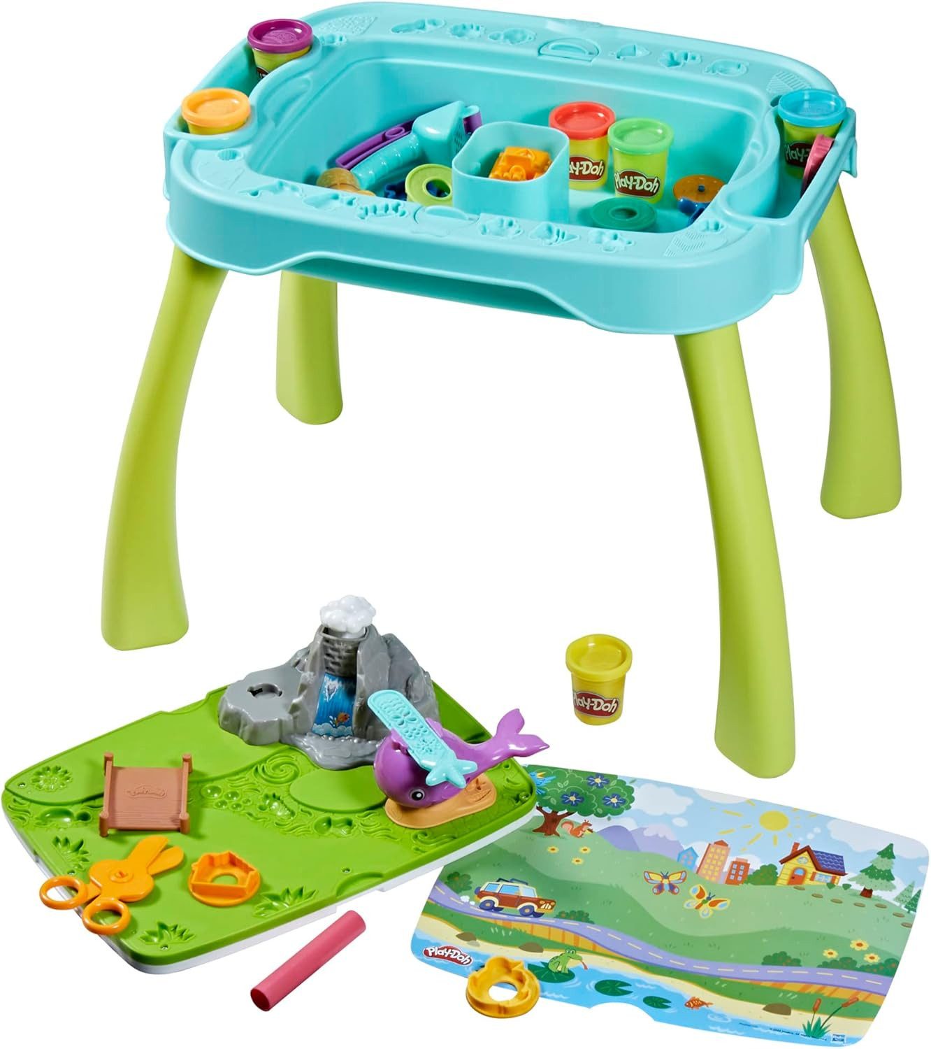 Play-Doh Play-Doh Play-Doh Knet- & Kreativ-Tisch Kinderspielzeug Play-Doh Knetmasse 3+
