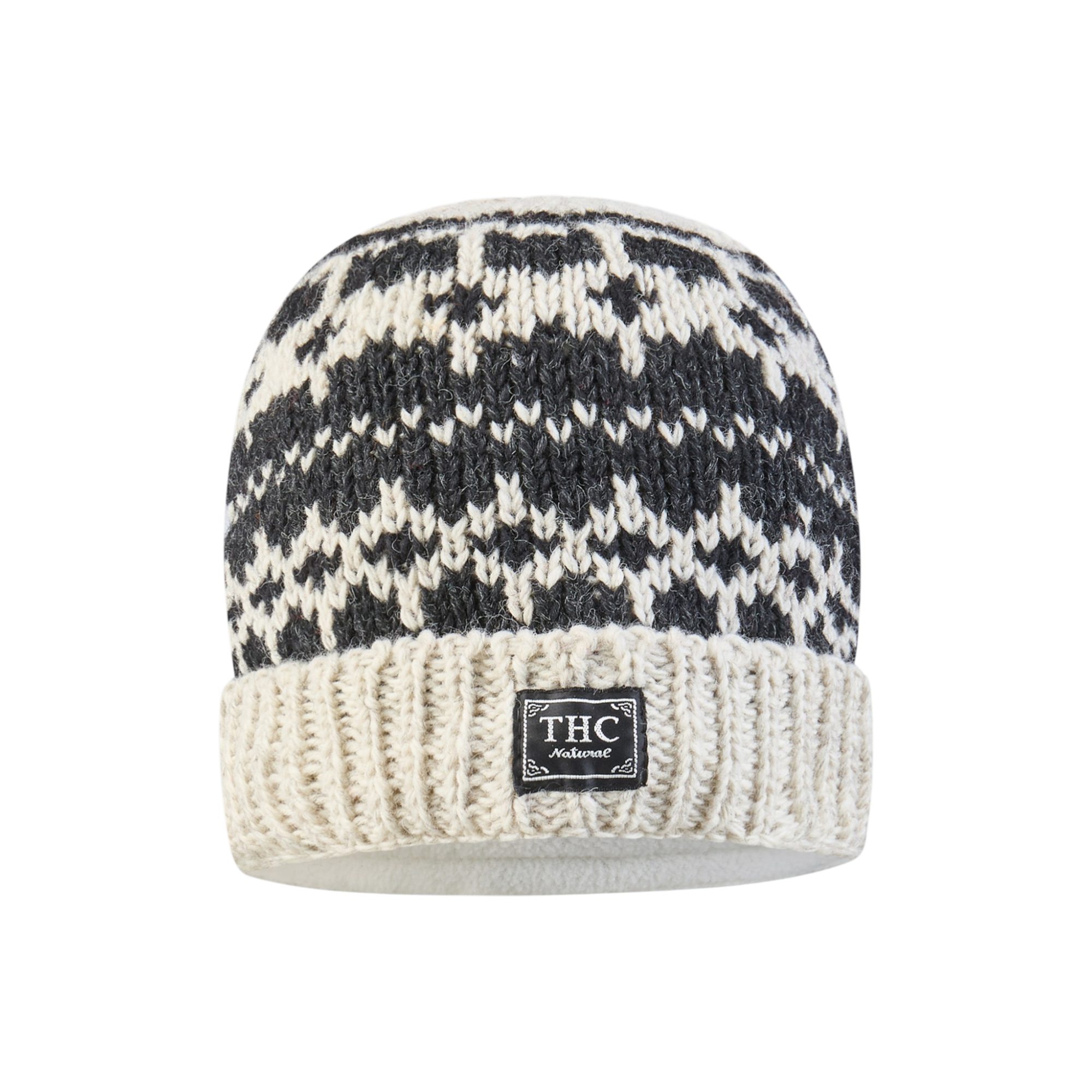 THC Natural Line Strickmütze THC Schafwoll Rollcap 511 (1 Stück, 1-St., 1 Stück) gefüttert