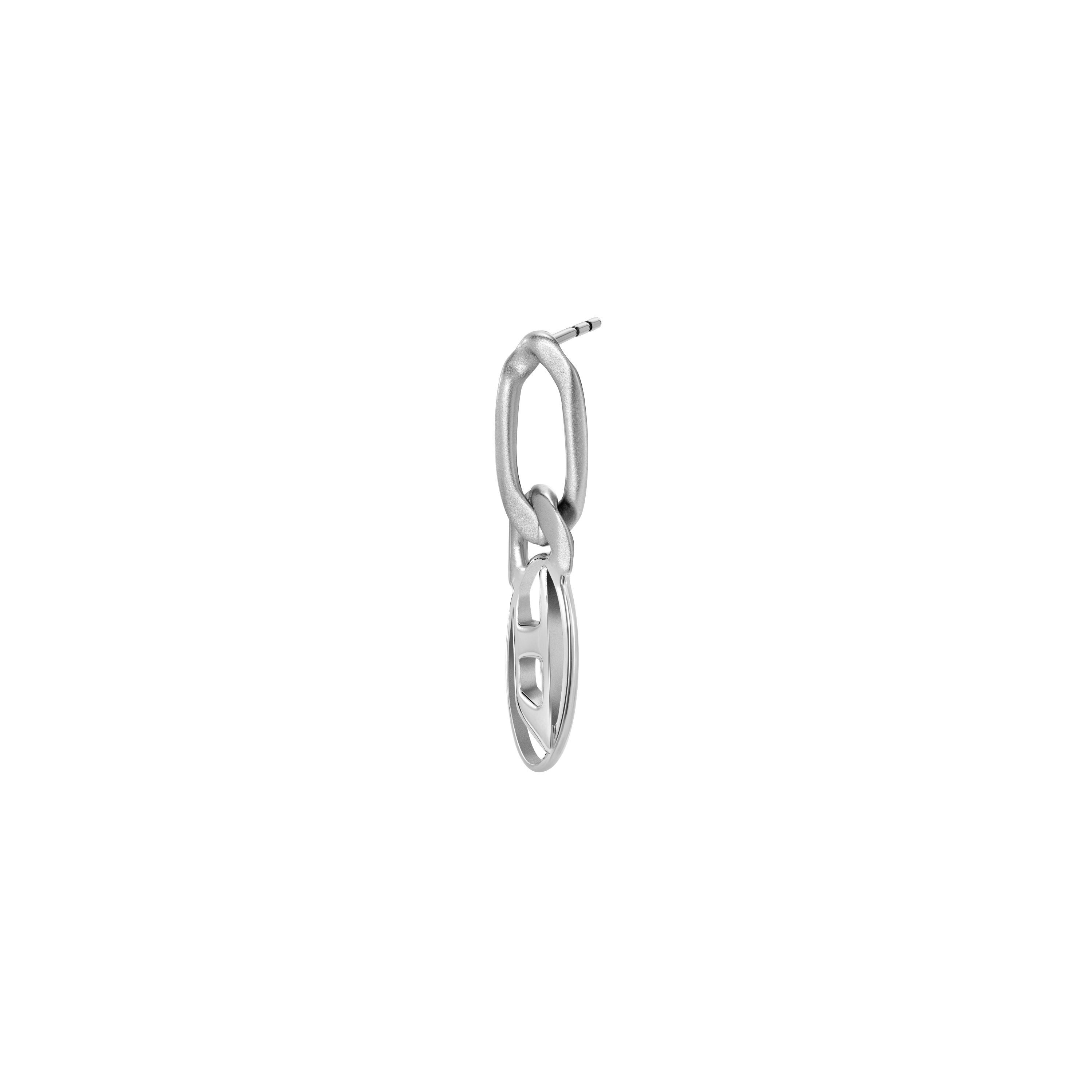 Diesel Single-Ohrstecker Schmuck Geschenk Metall OVAL D LOGO
