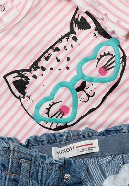 MINOTI Shirt & Hose T-Shirt und Shorts (3m-3y)