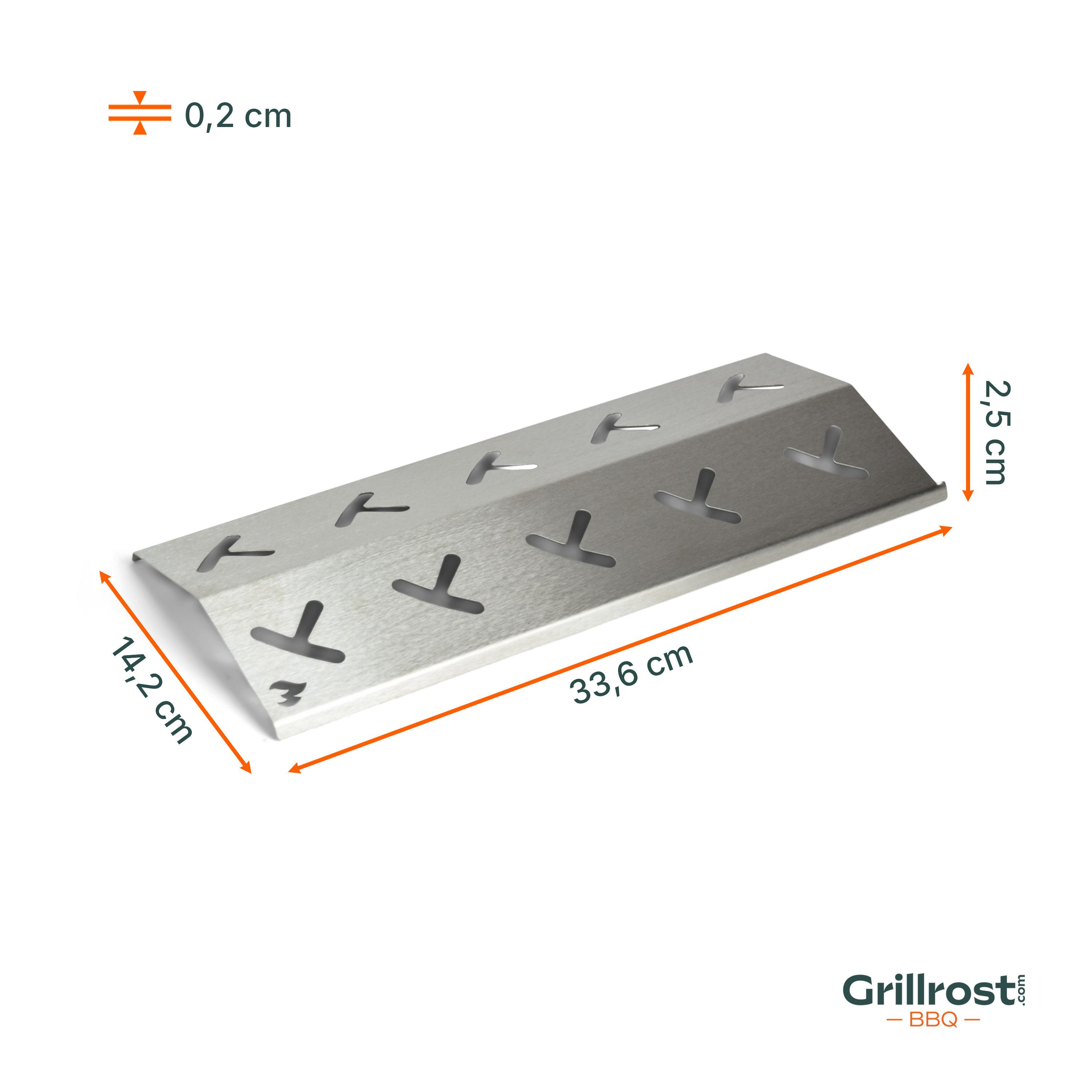 Grillrost.com BBQ Grillrost BBQ Brennerabdeckung Enders Brooklyn Next Utah Vancouver San Diego 2 3, Made in Germany – Bild 5 von 5