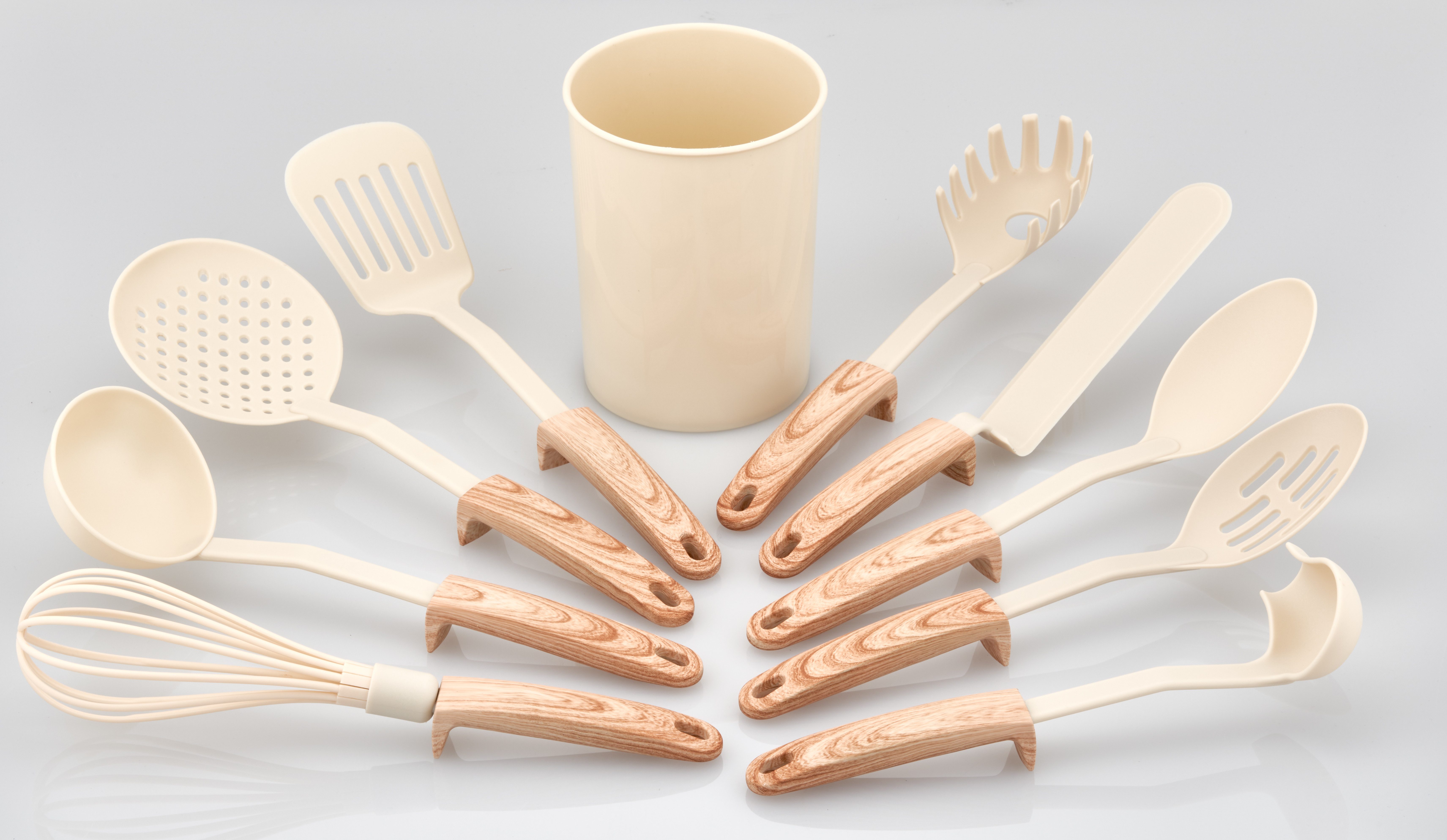 my home Küchenorganizer-Set IVO, (Set, 10-tlg), im modernen Design mit praktischem Standfuß