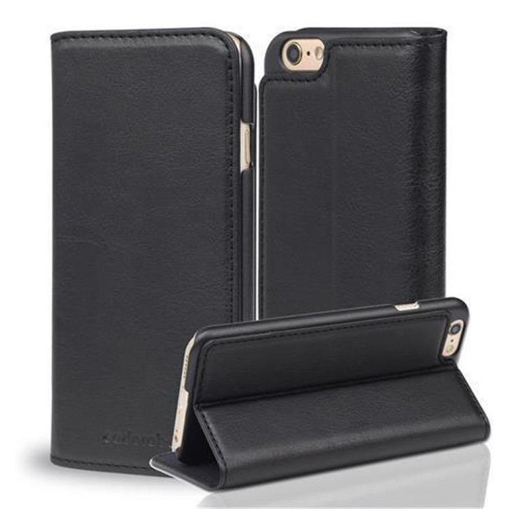 Cadorabo Handyhülle für iPhone 6 / 6S Hülle Apple iPhone 6 / 6S, Klappbare Handy Schutzhülle - Hülle - mit Standfunktion und Kartenfach