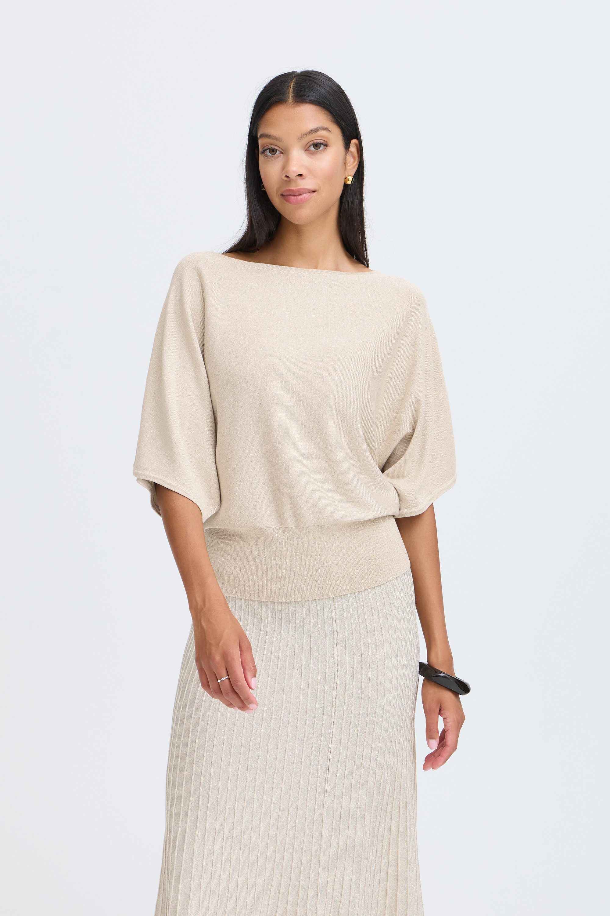 b.young Strickpullover Strickpullover langarm BYMOBBE