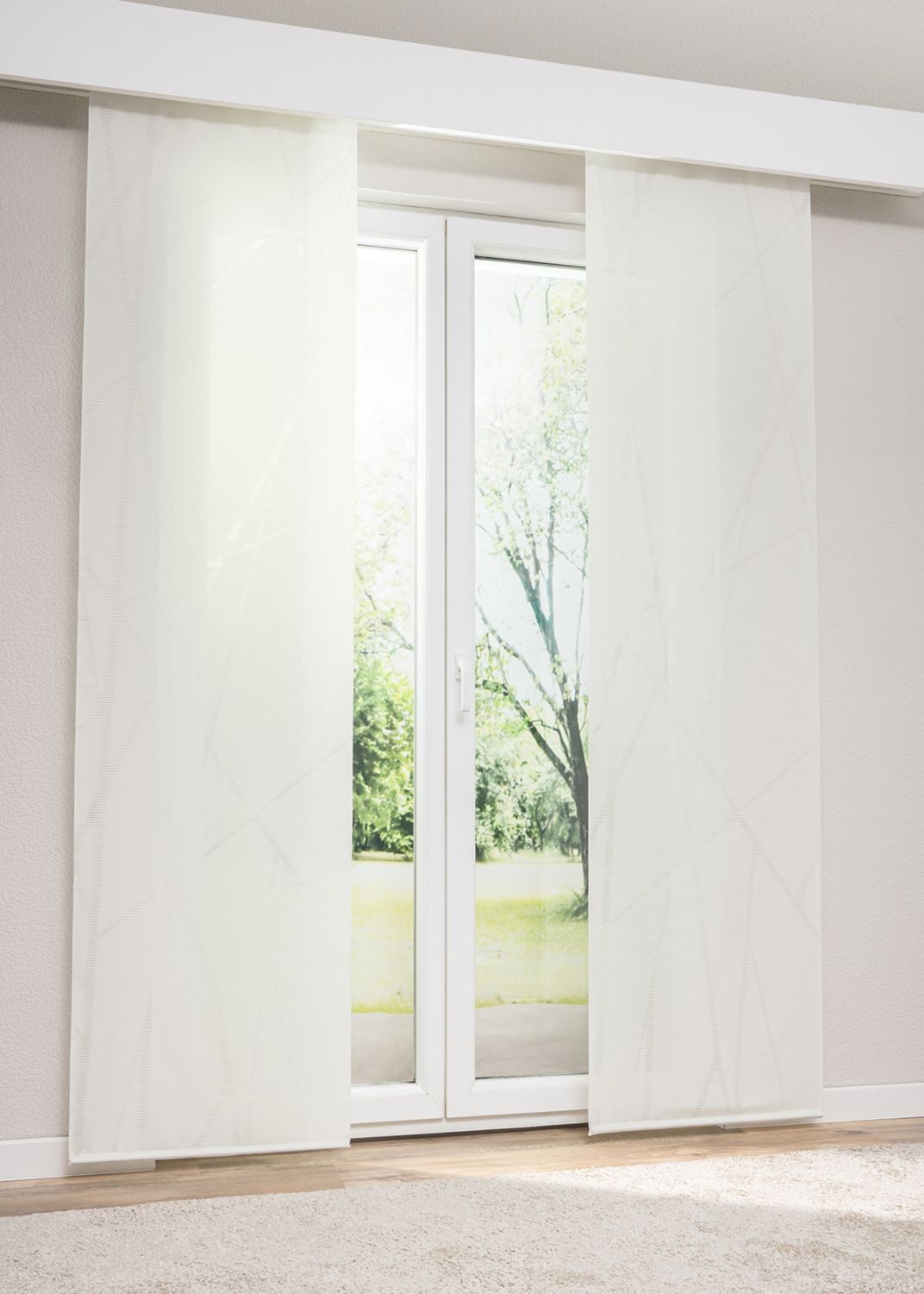 LYSEL® Schiebegardine Toliara (1 St), transparent, HxB 245x60cm