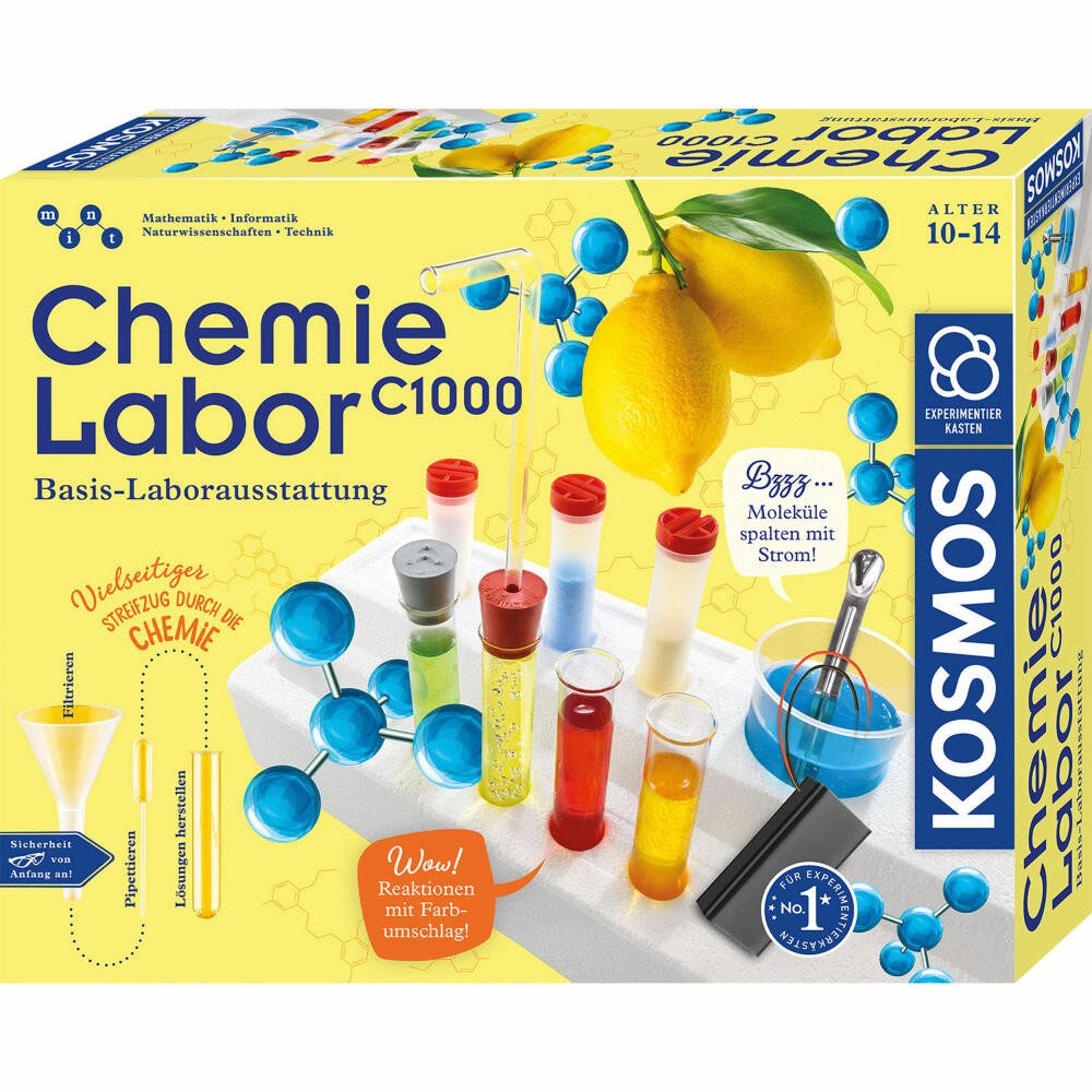 Kosmos Experimentierkasten Chemielabor C 1000 X