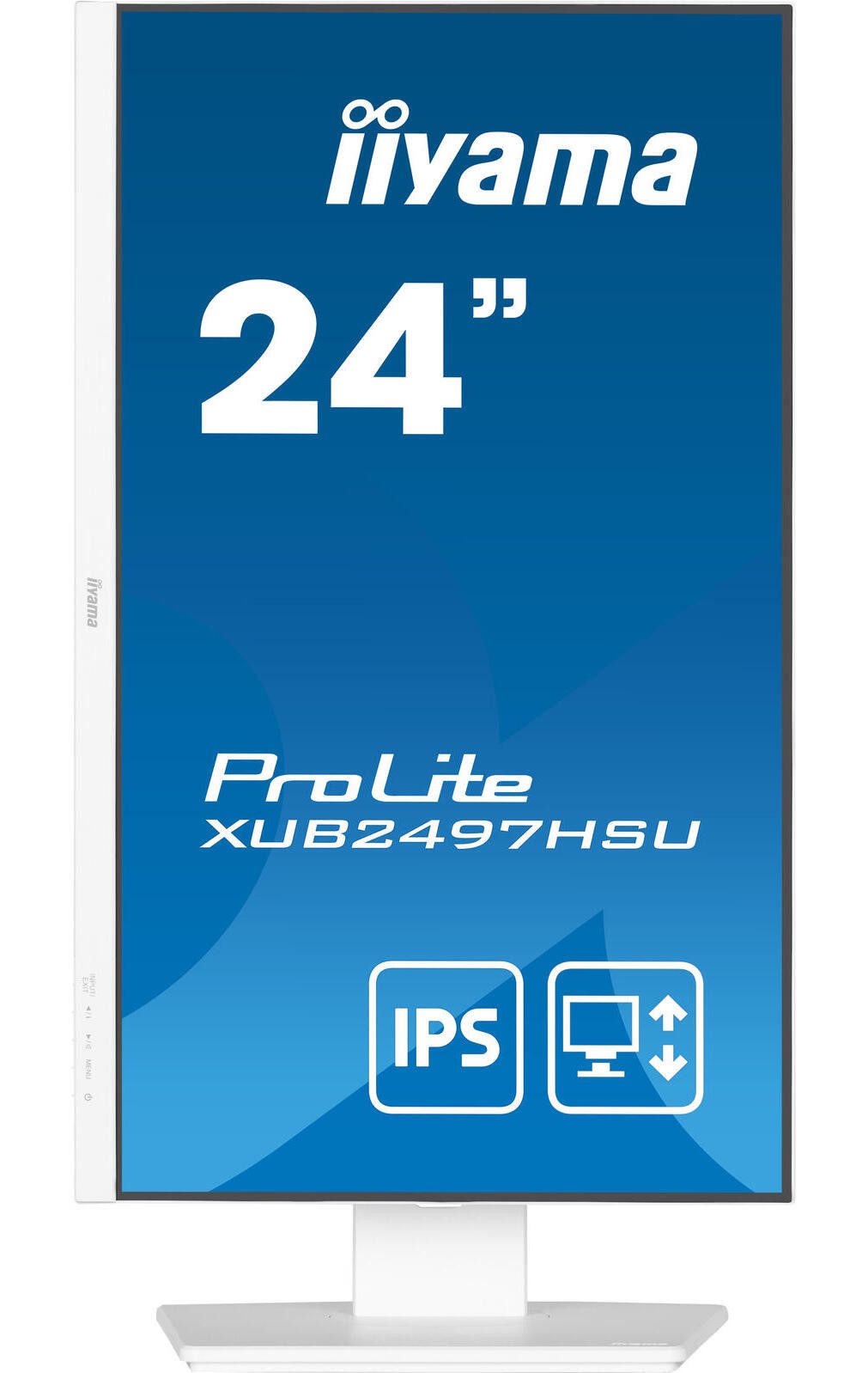 Iiyama XUB2497HSU-W2 Gaming-LED-Monitor (1920 x 1080, 1 ms Reaktionszeit, 100 Hz, IPS Panel)
