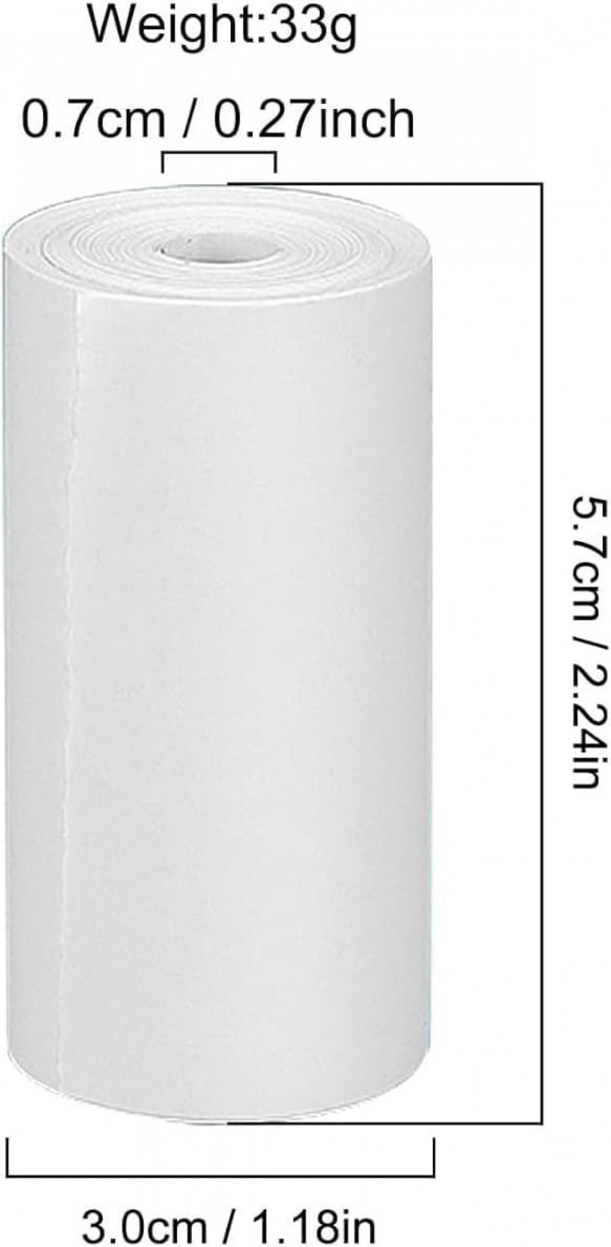 FELIXLEO Kopierpapier Thermopapier für Kinder Sofortbildkameras Nachfülldruckpapier