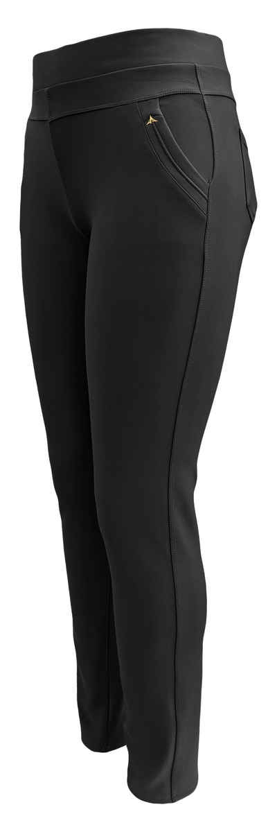 Aurela Damenmode Schlupfhose Basic Damen Leggings angenehme Haus- oder Freizeithose Classic (1-tlg) modernes Design, auch in großen Größen erhältlich, mit Komfortbund